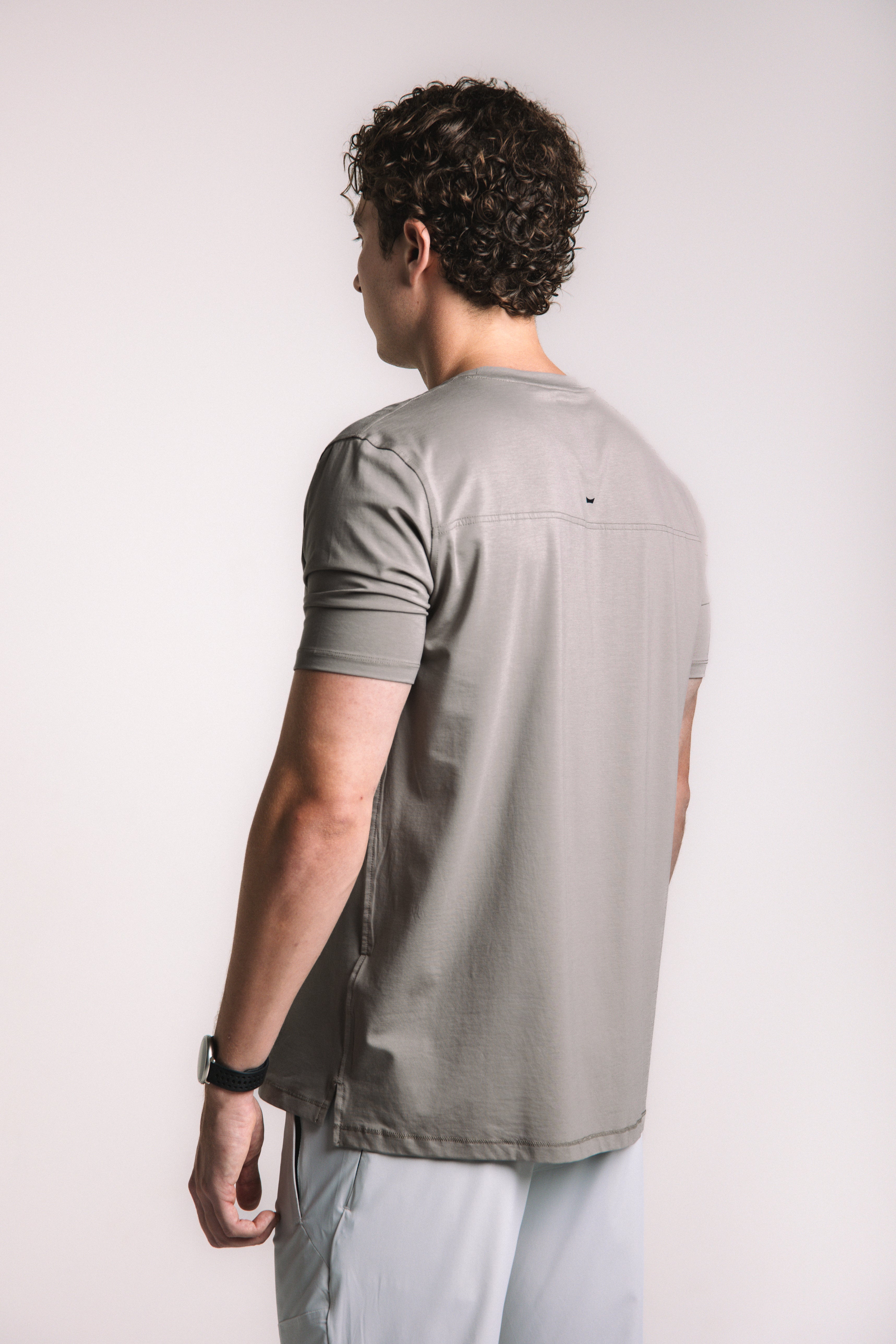Lyocell Essential Tee - Taupe