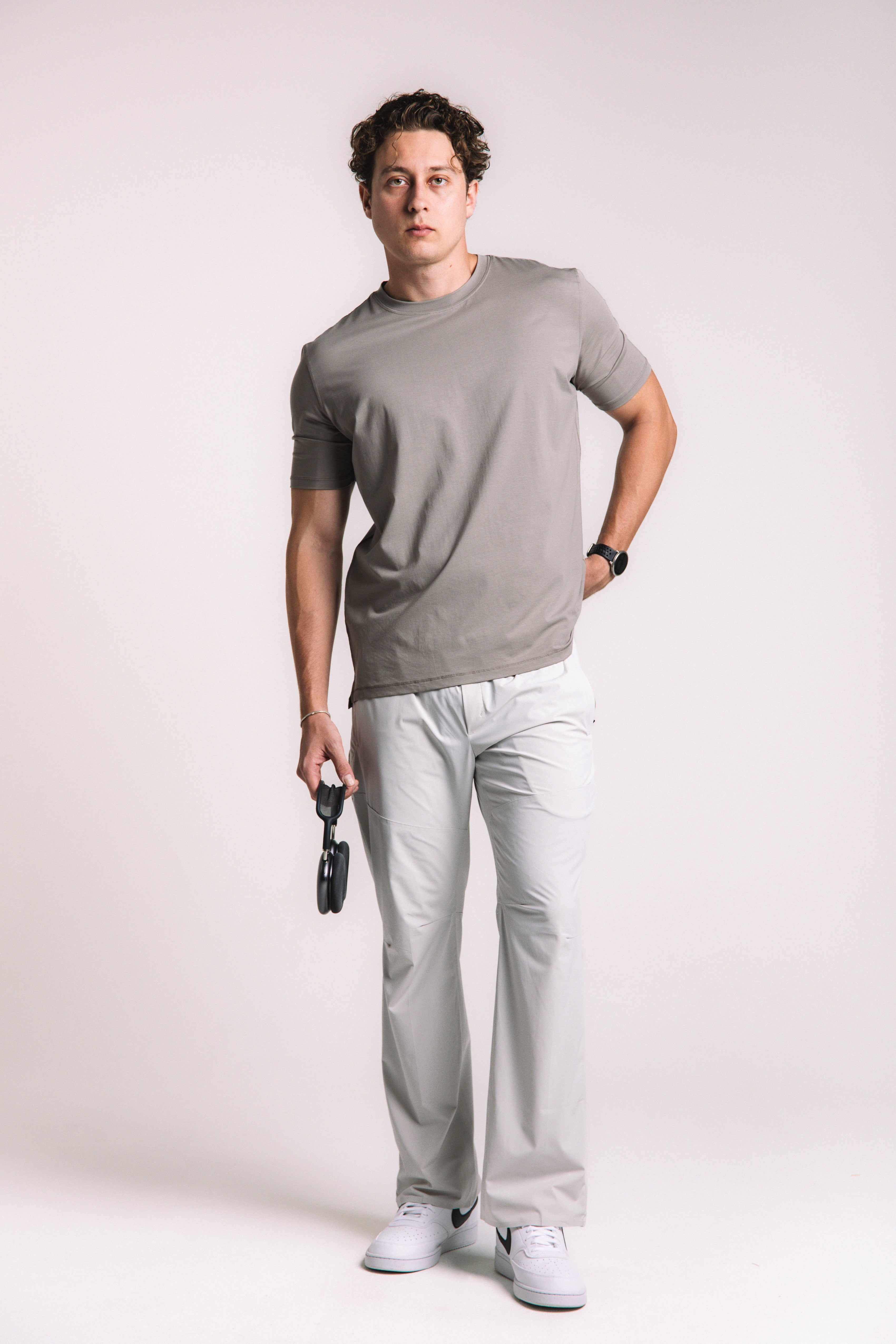 Lyocell Essential Tee - Taupe