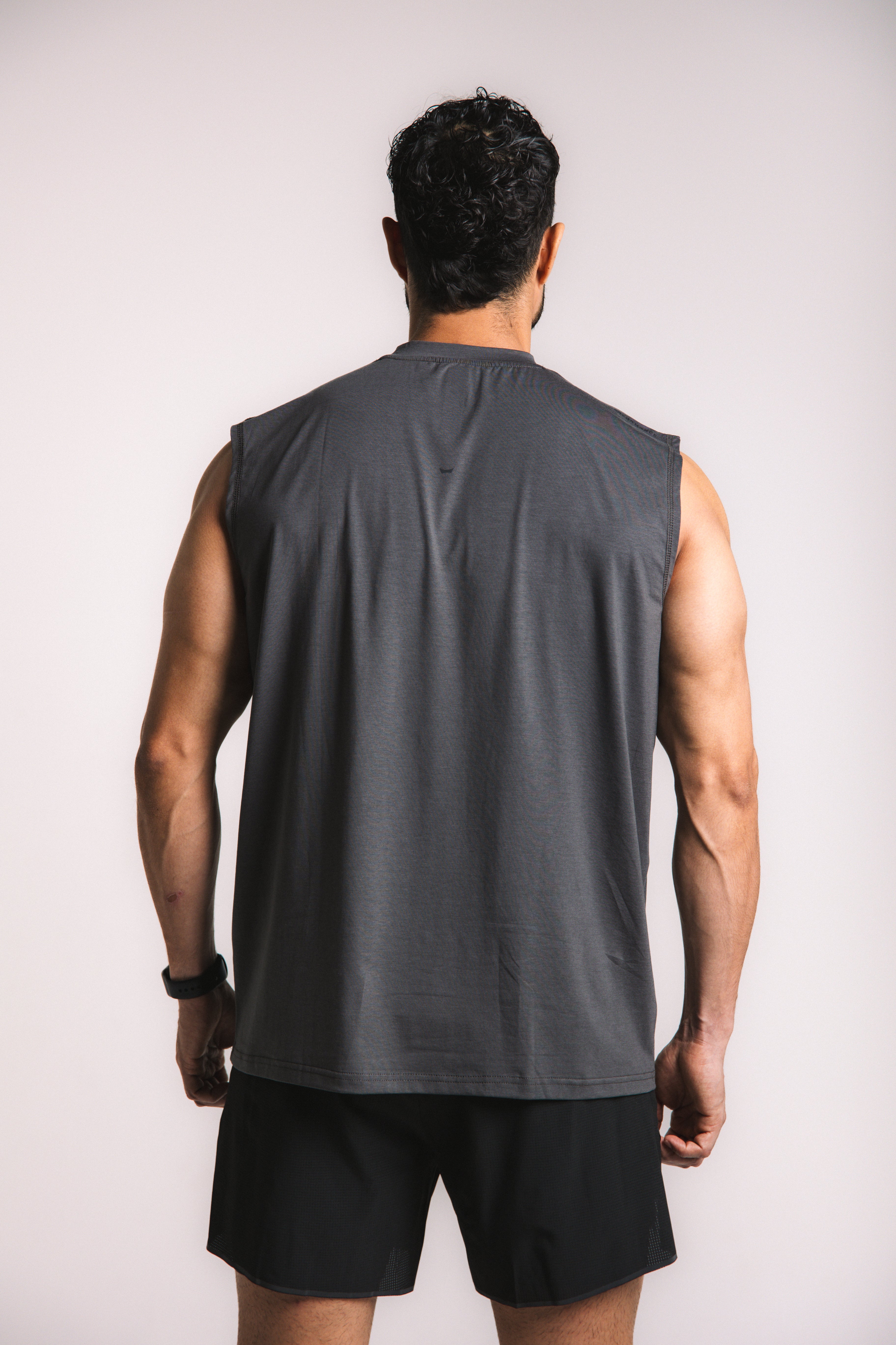 Lyocell Essential Tank V1 - Dark Gray