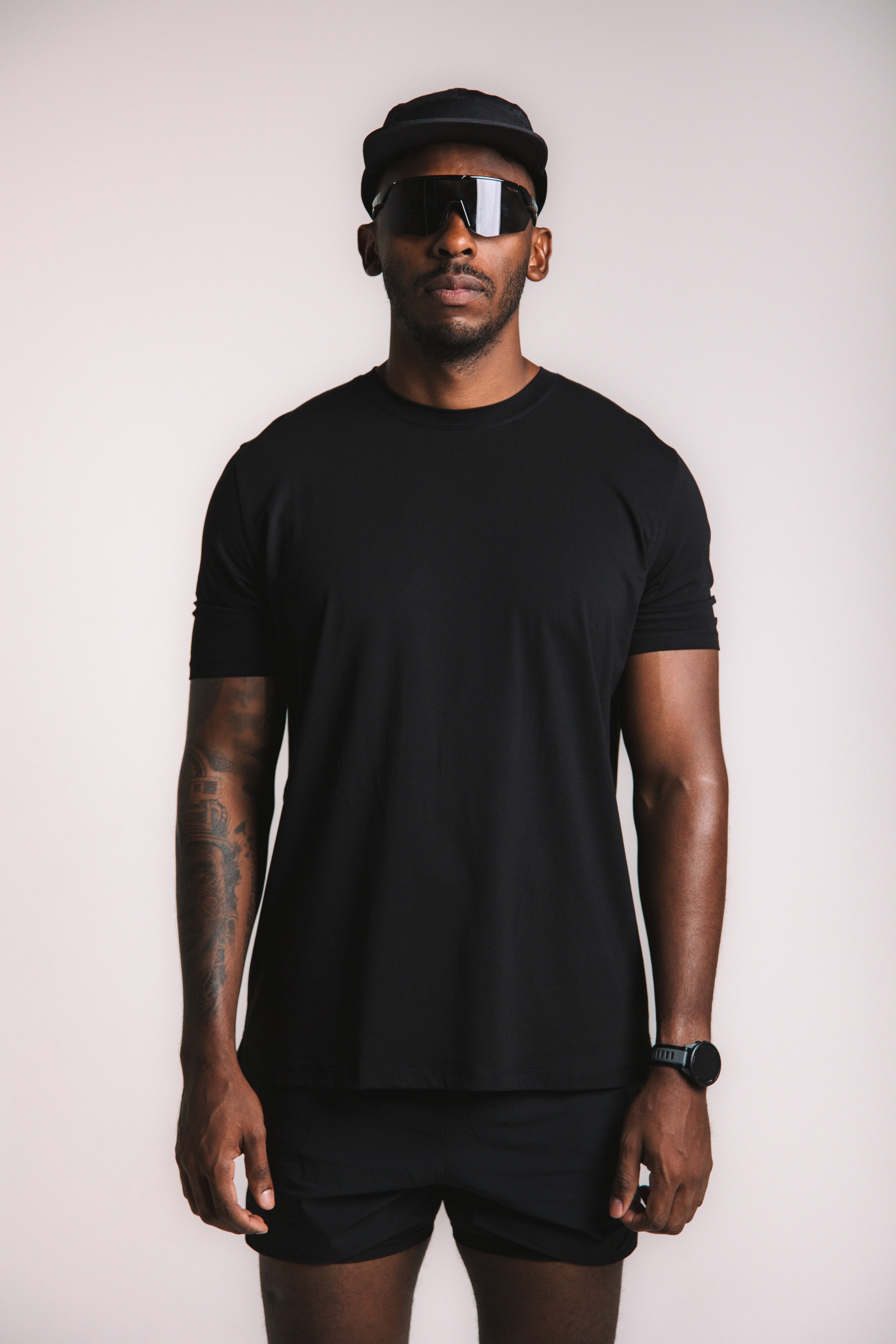 Lyocell Essential Tee - Black