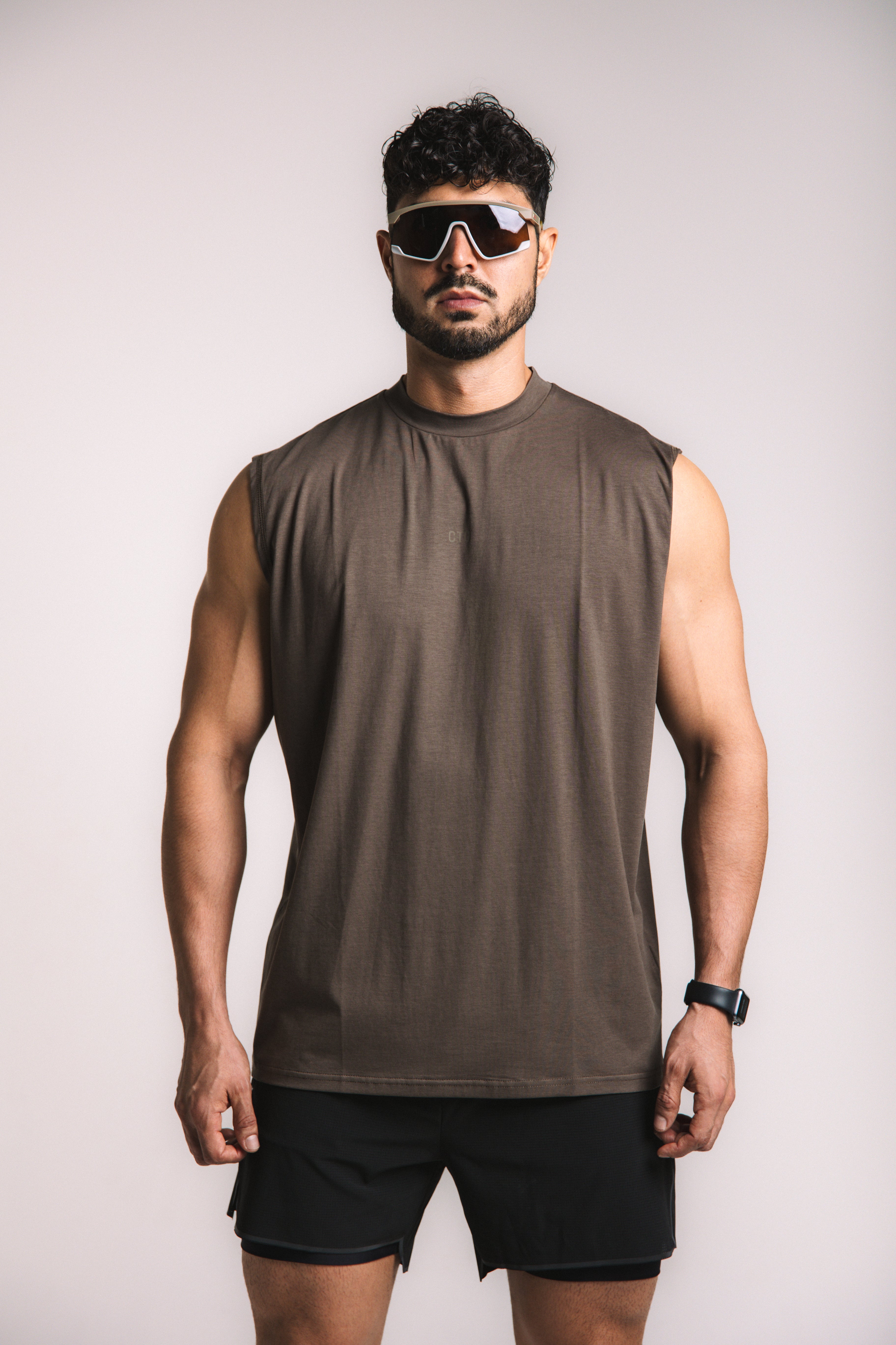 Lyocell Essential Tank V1 - Brown