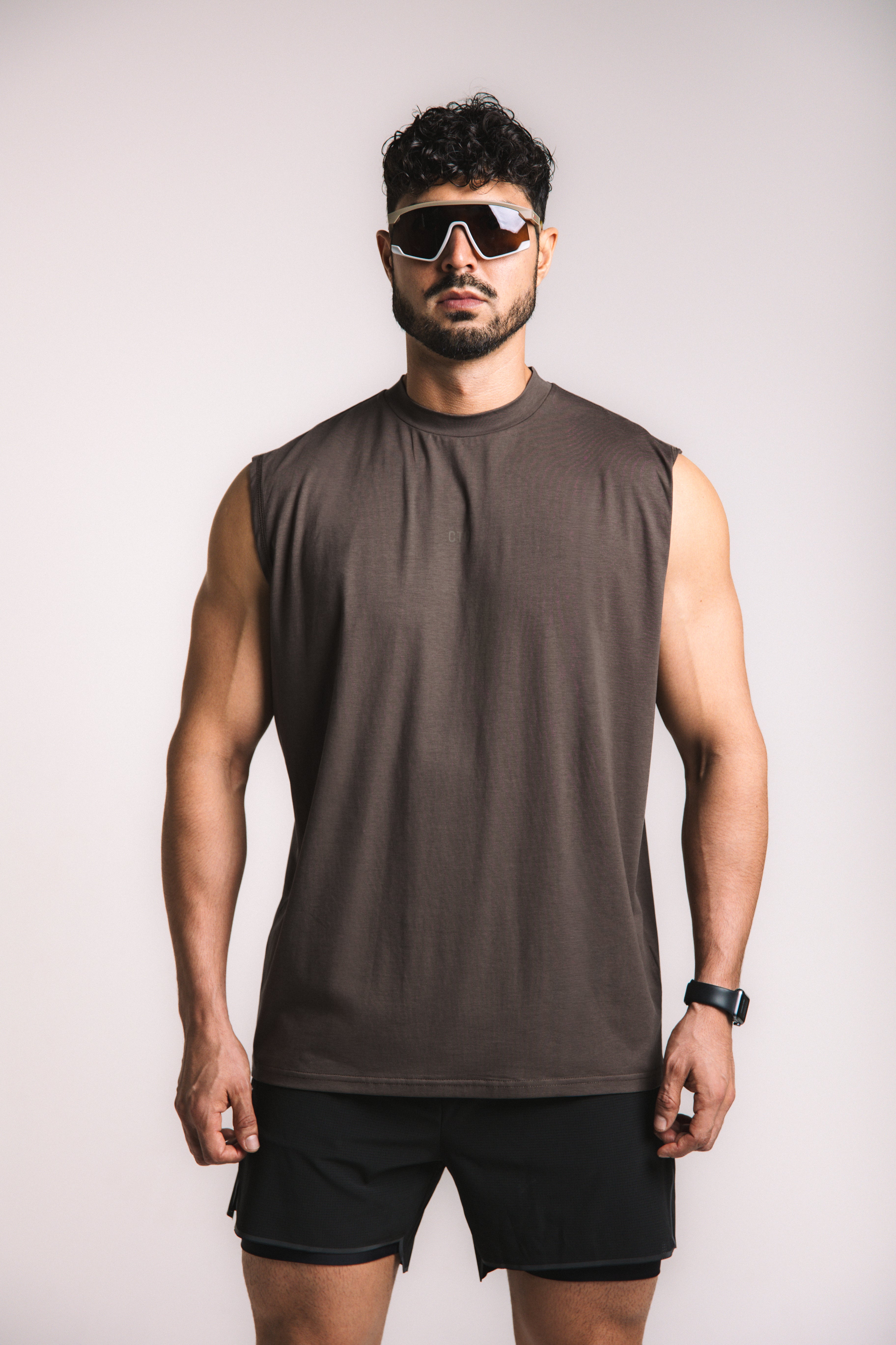 Lyocell Essential Tank V1 - Brown