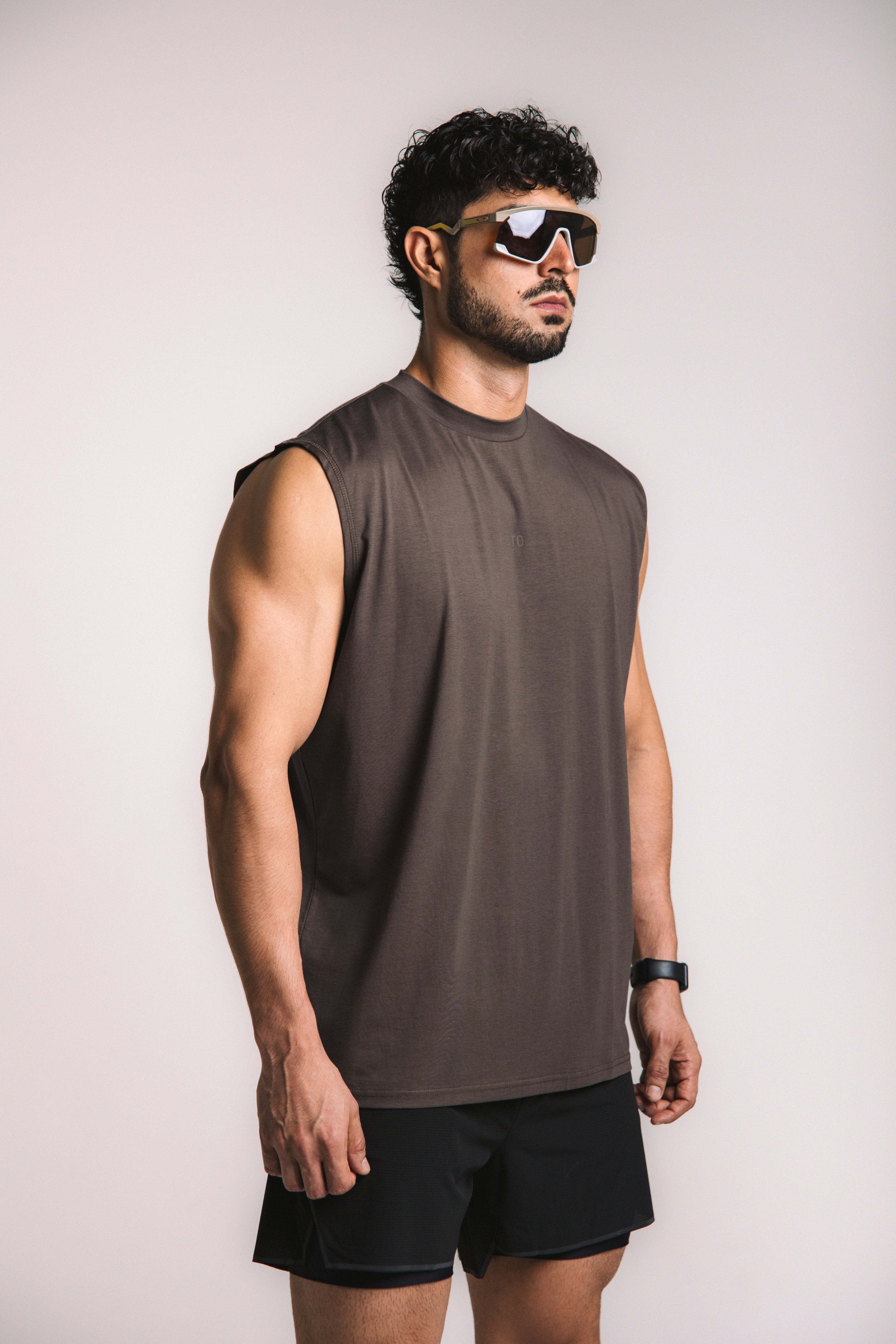 Lyocell Essential Tank V1 - Brown