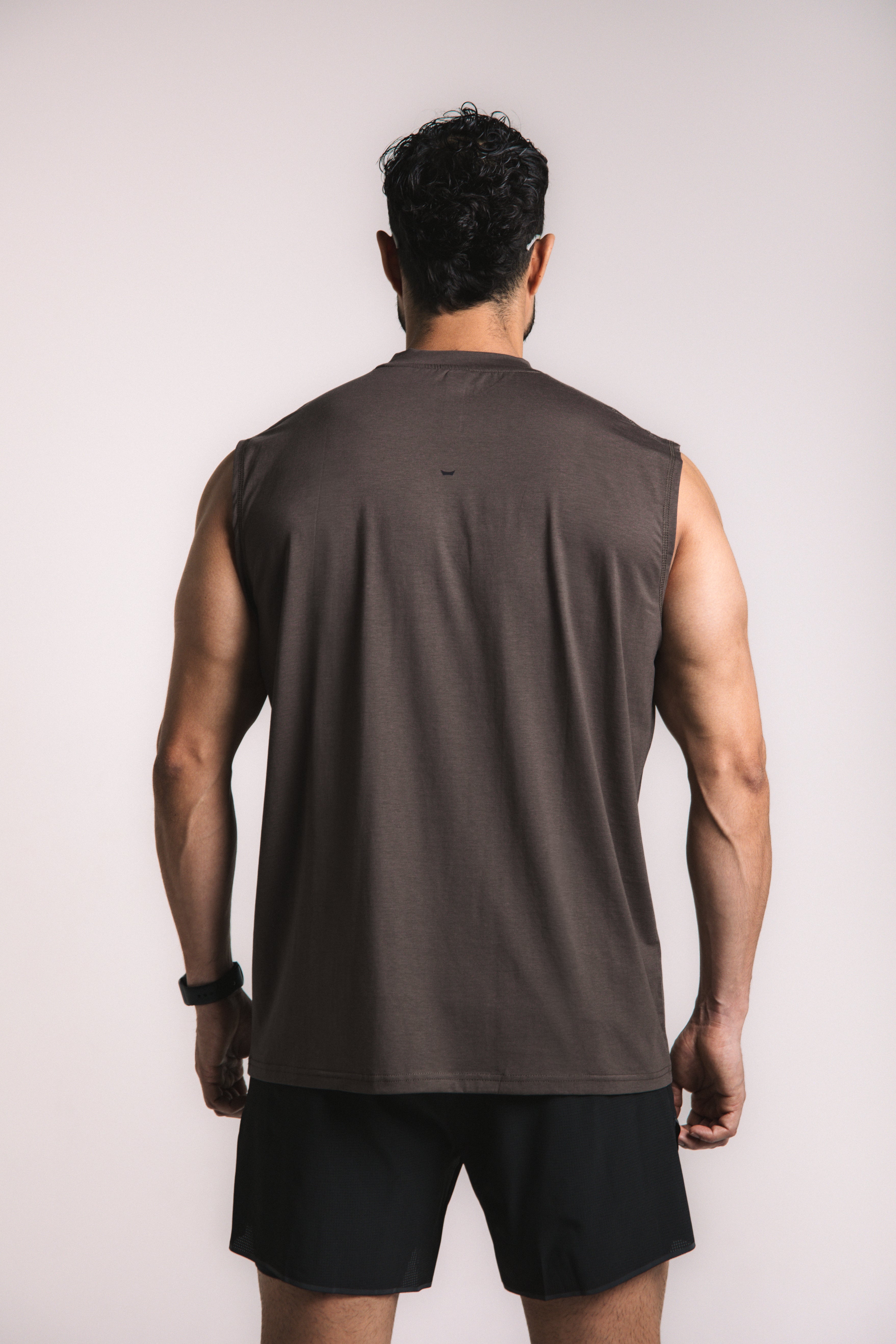 Lyocell Essential Tank V1 - Brown