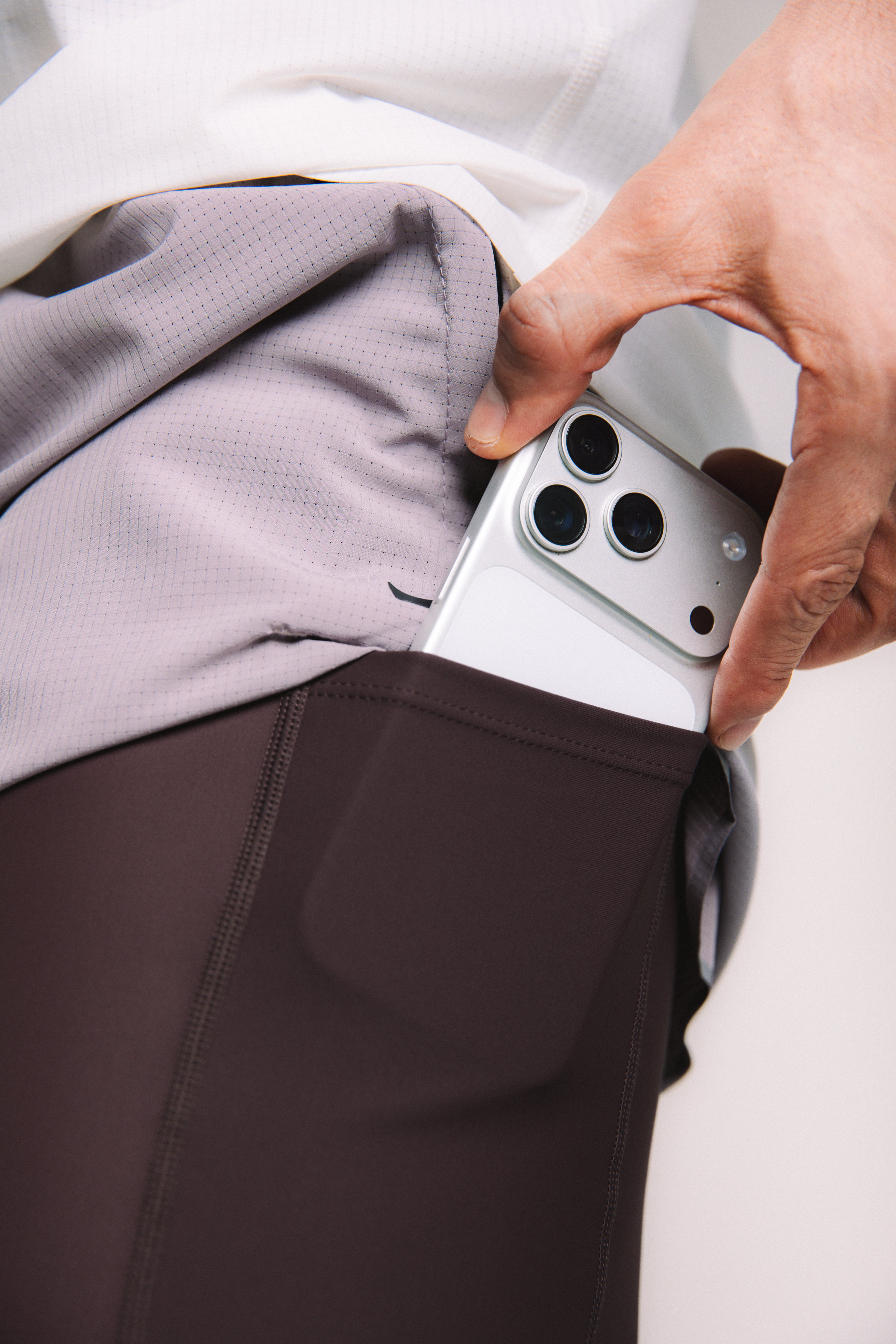 AirGrid Liner Short - Purple Gray