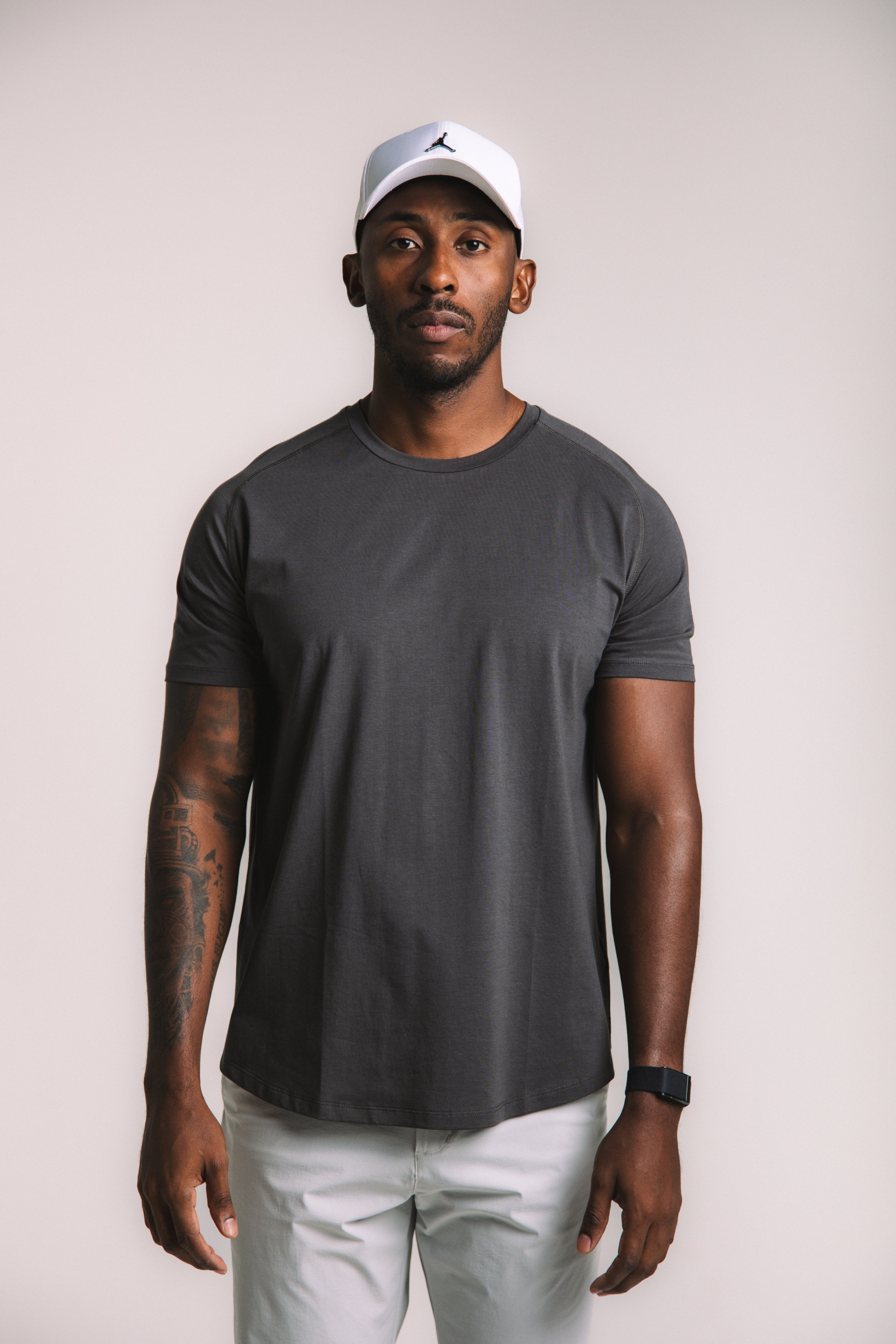 Lyocell Training Tee - Dark Gray
