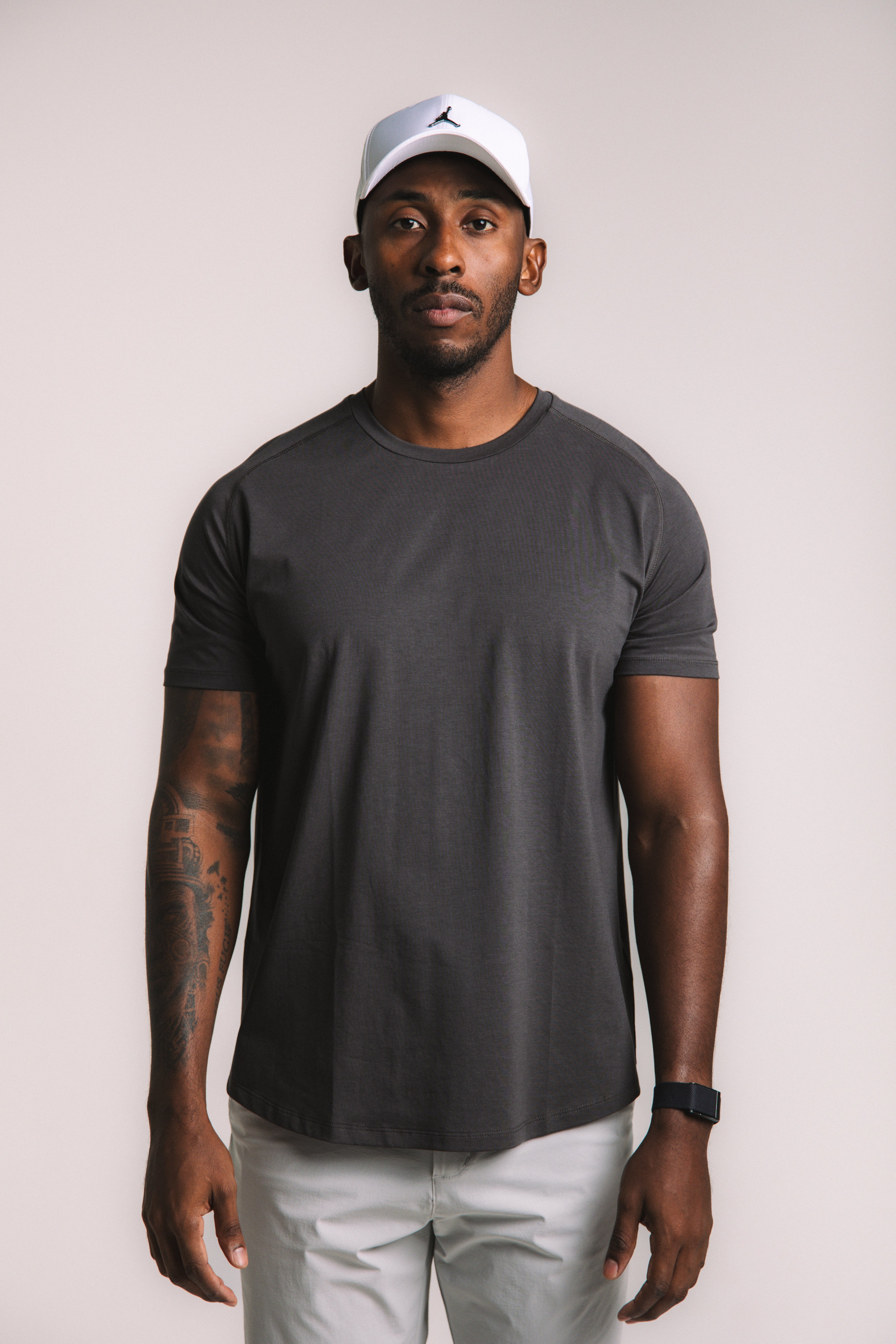 Lyocell Training Tee - Dark Gray