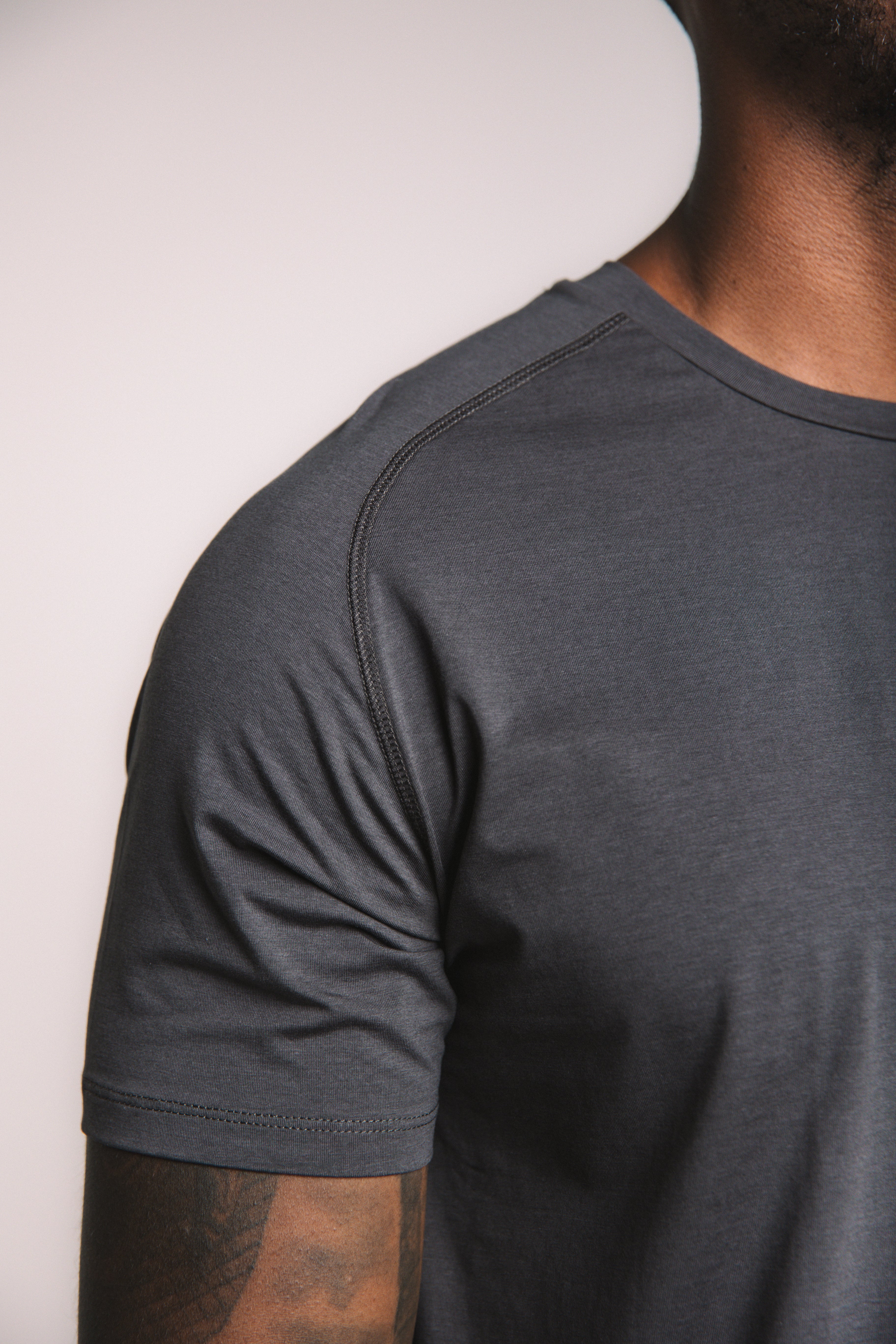 Lyocell Training Tee - Dark Gray