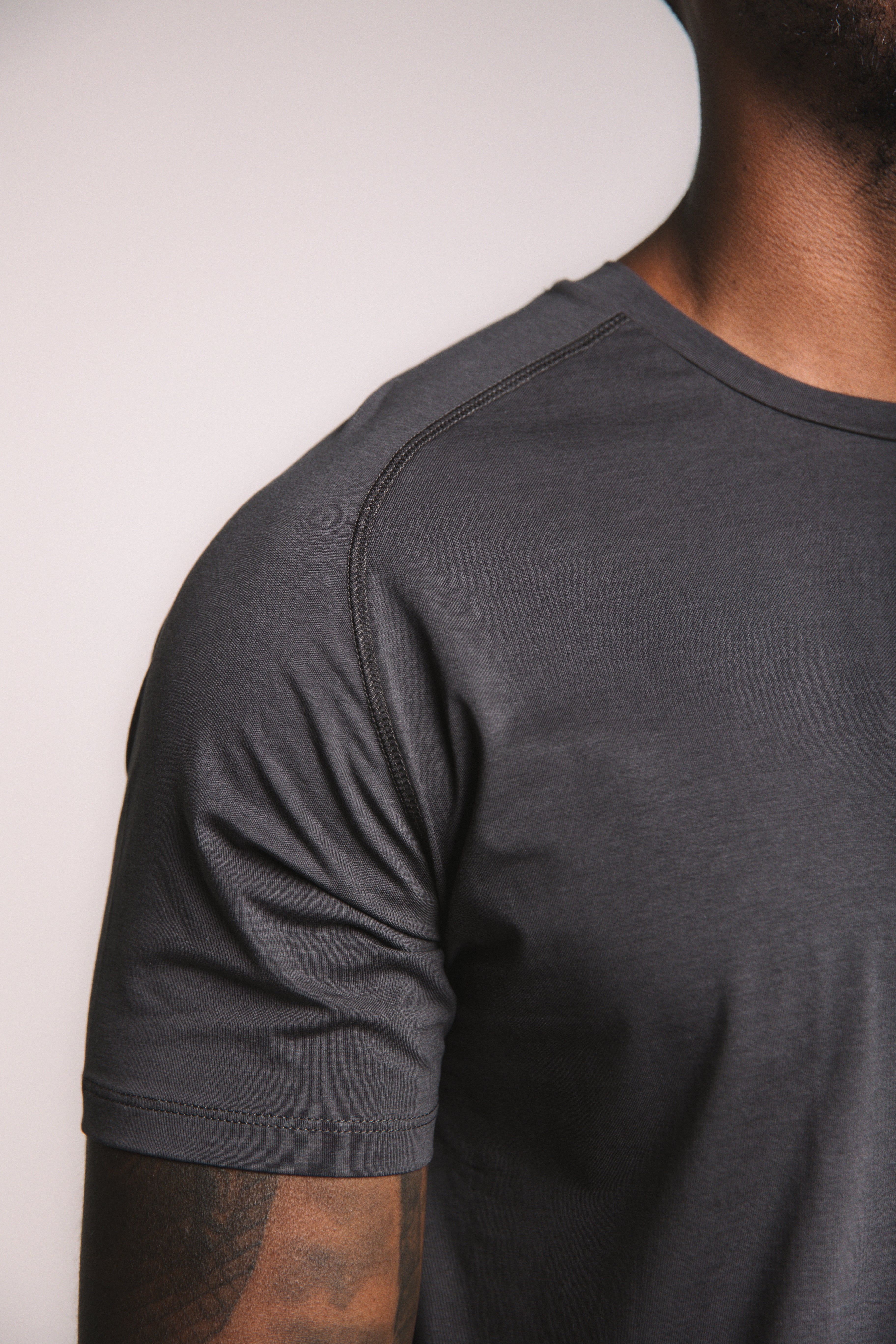 Lyocell Training Tee - Dark Gray