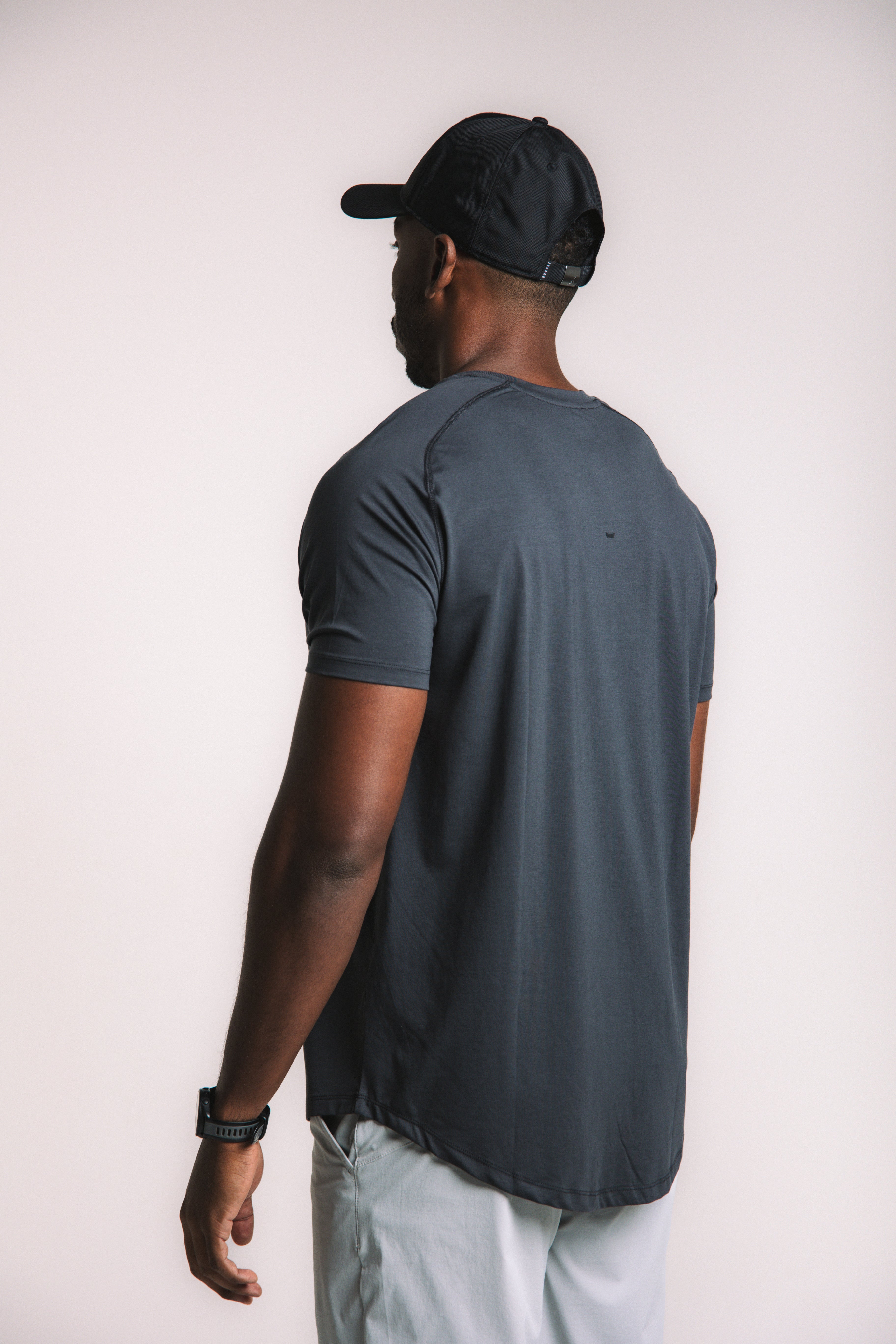 Lyocell Training Tee - Navy Blue