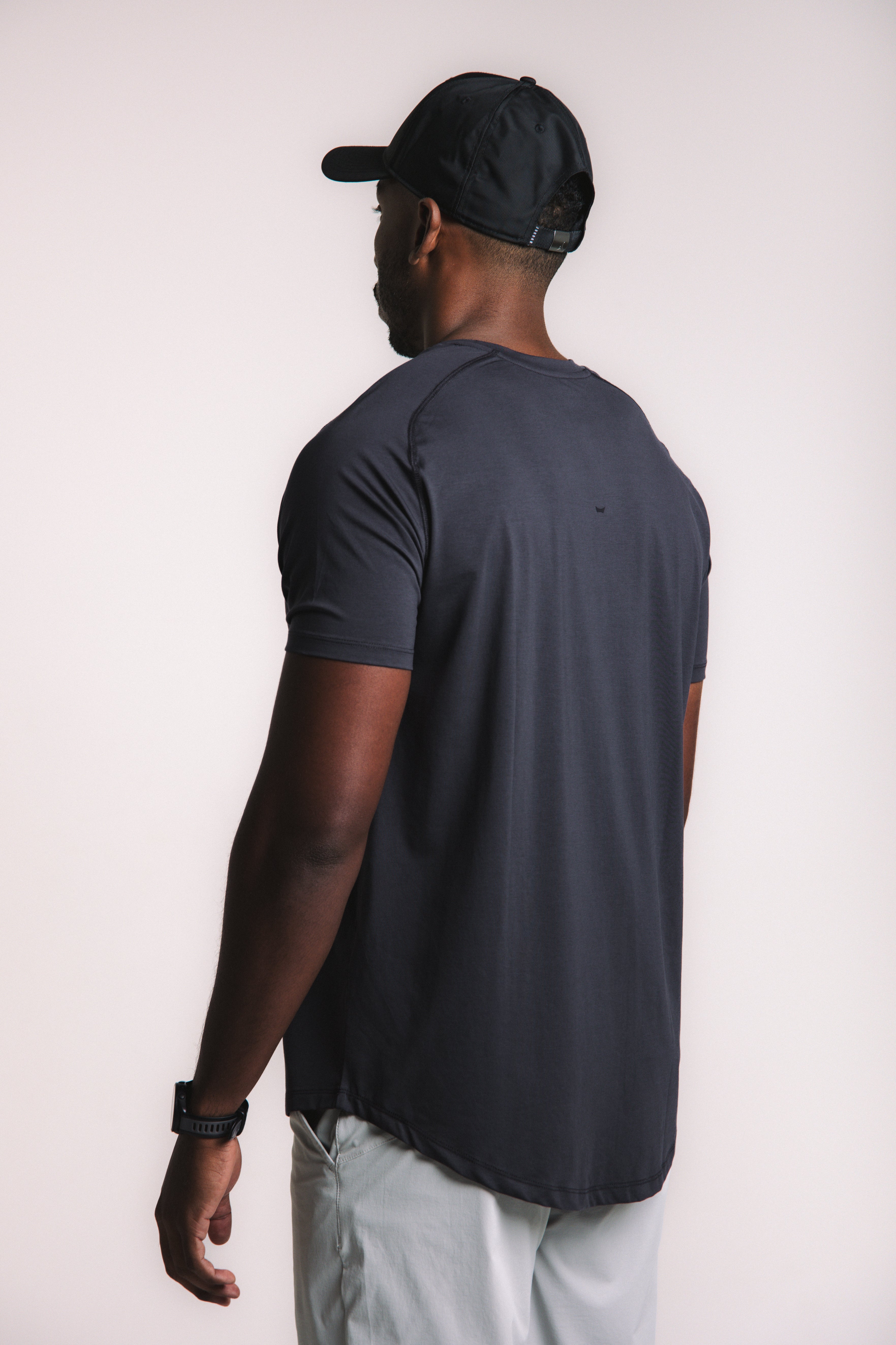Lyocell Training Tee - Navy Blue