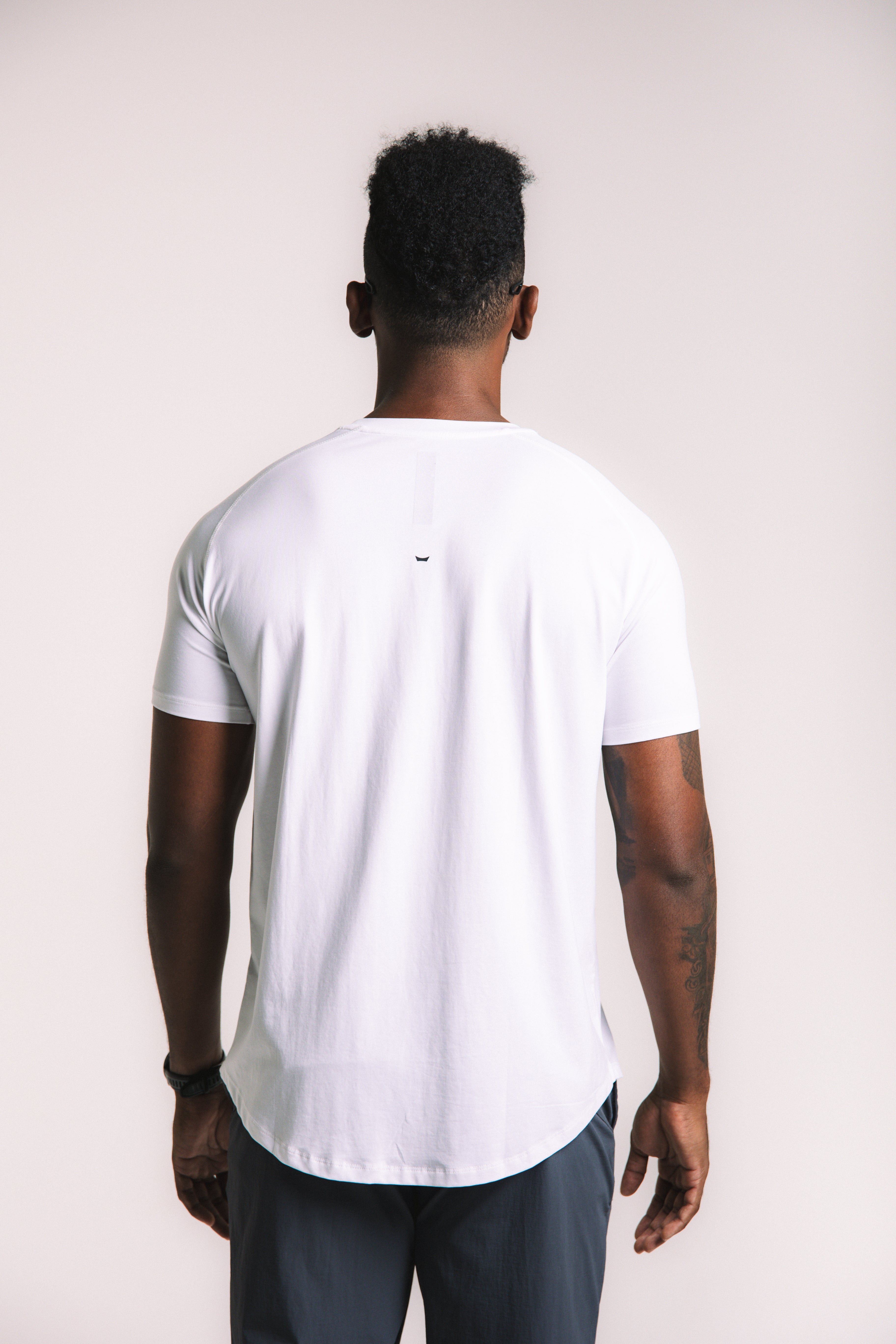 Lyocell Training Tee - White