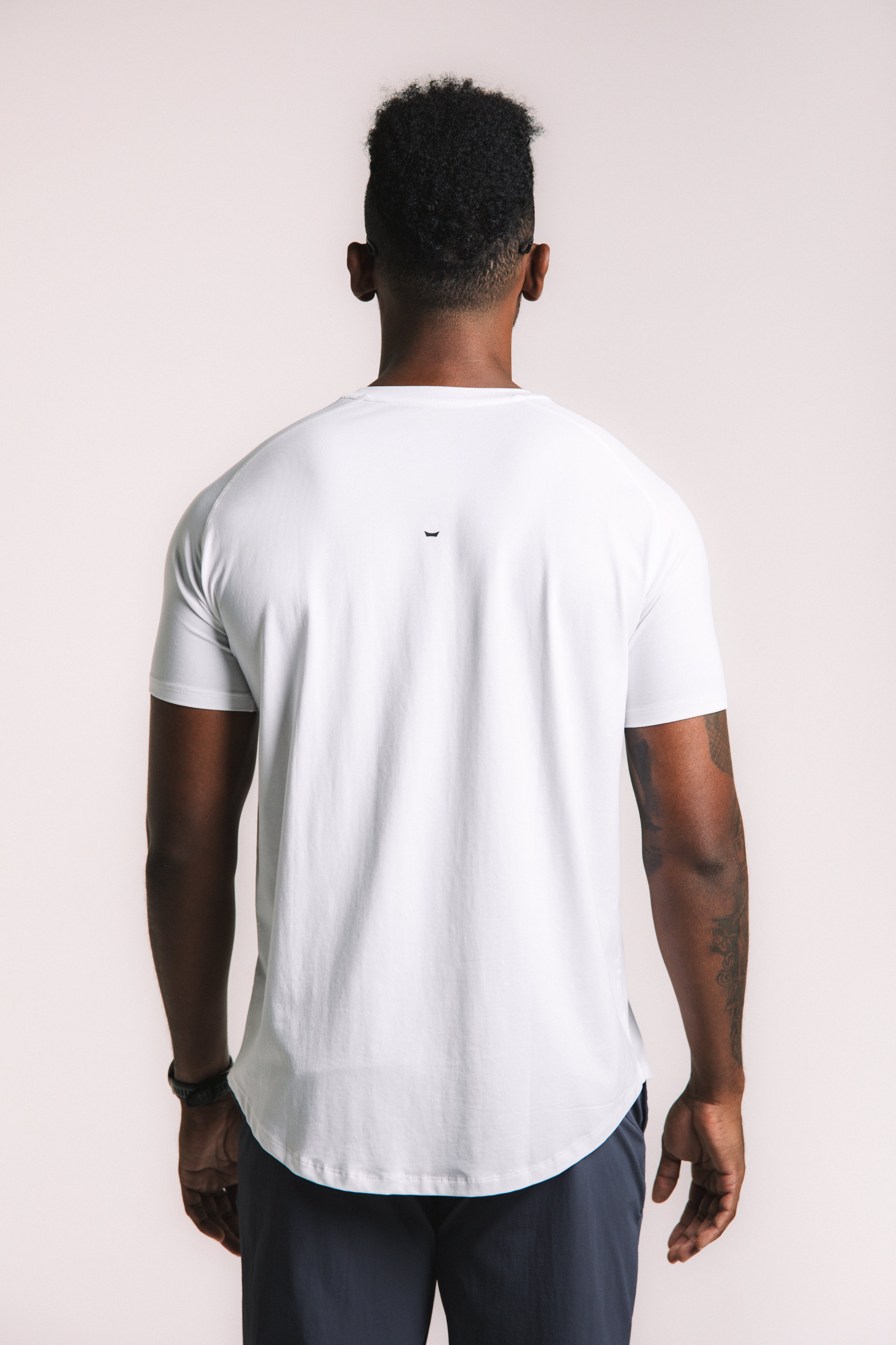 Lyocell Training Tee - White