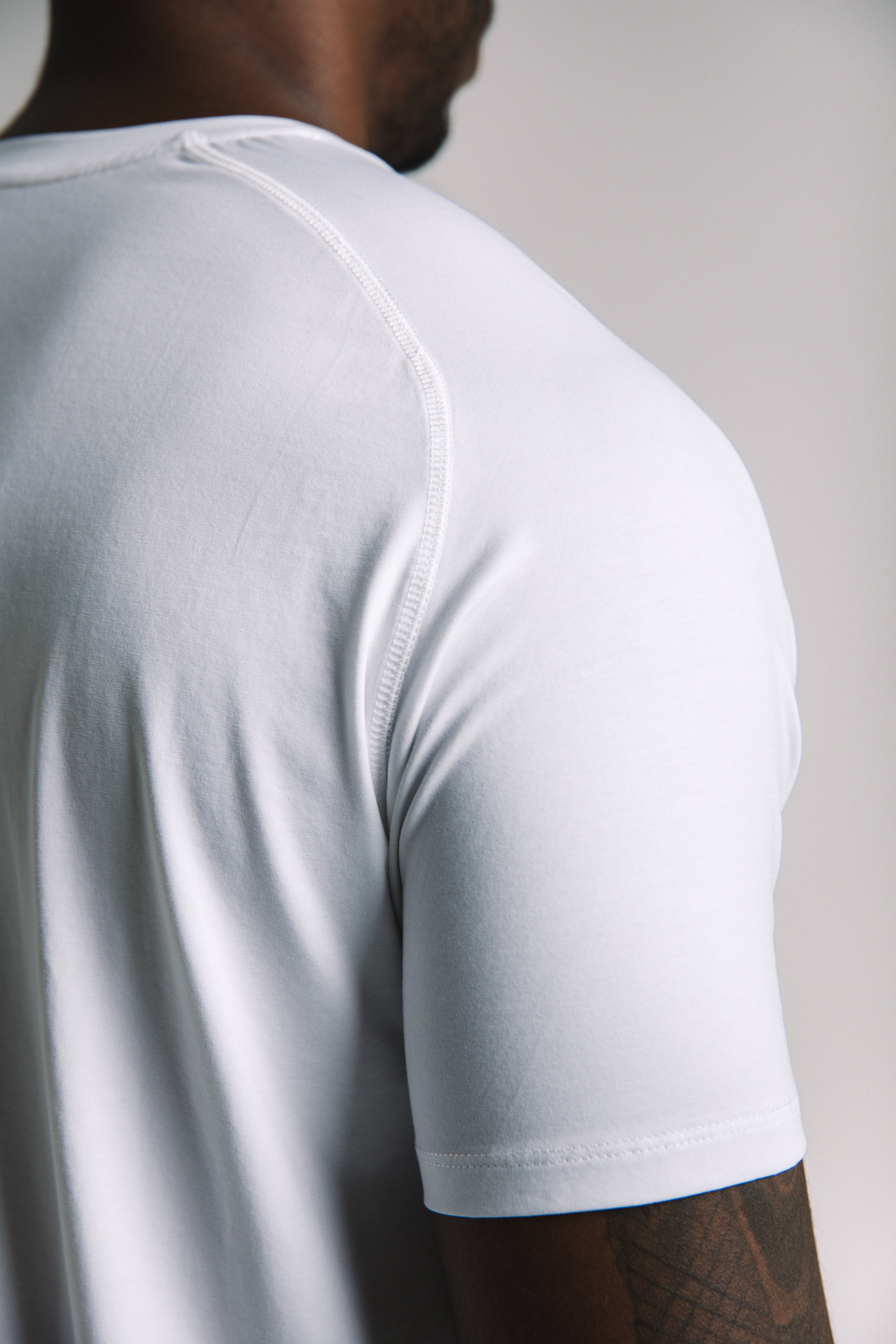 Lyocell Training Tee - White