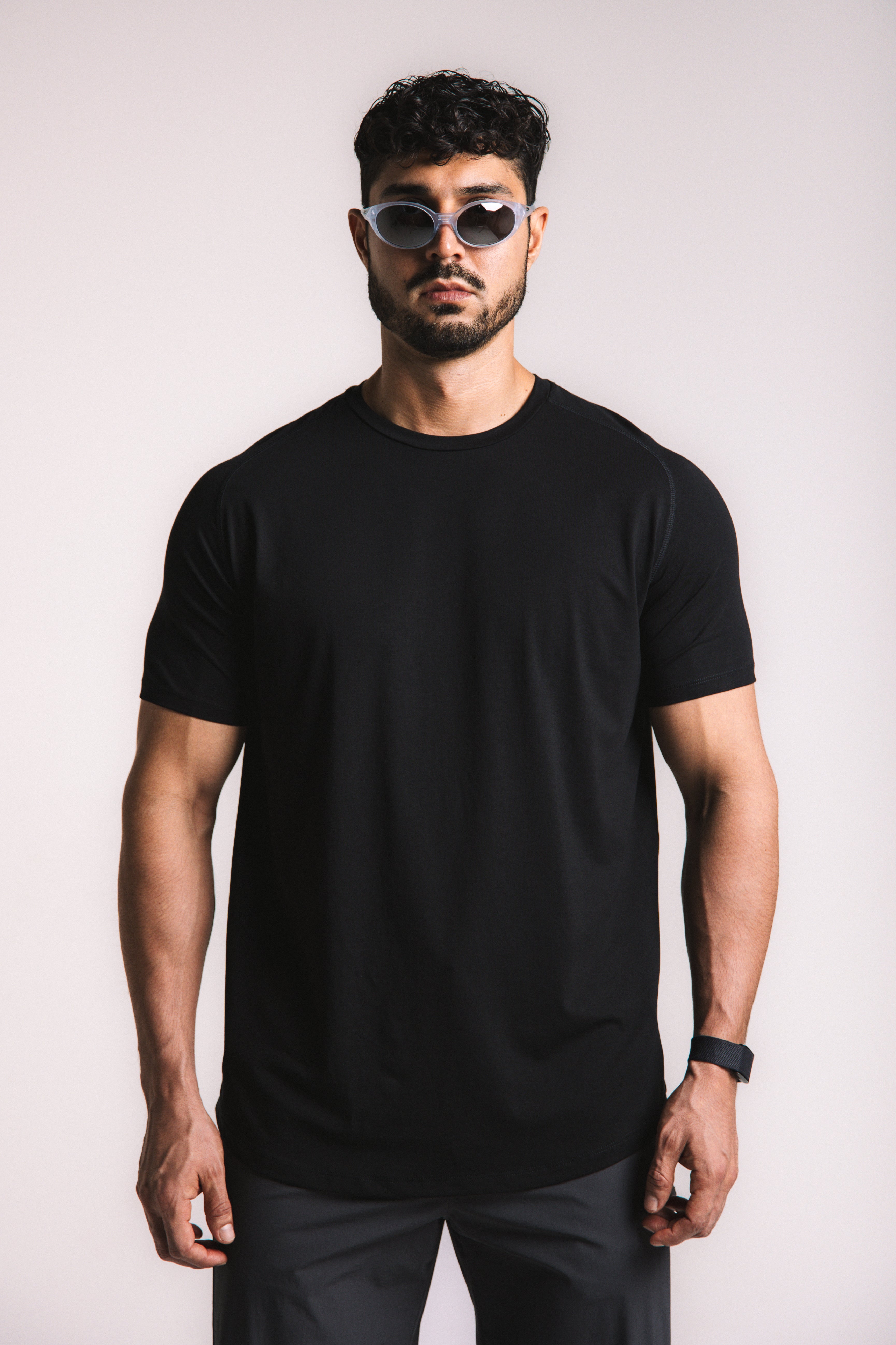 Lyocell Training Tee - Black