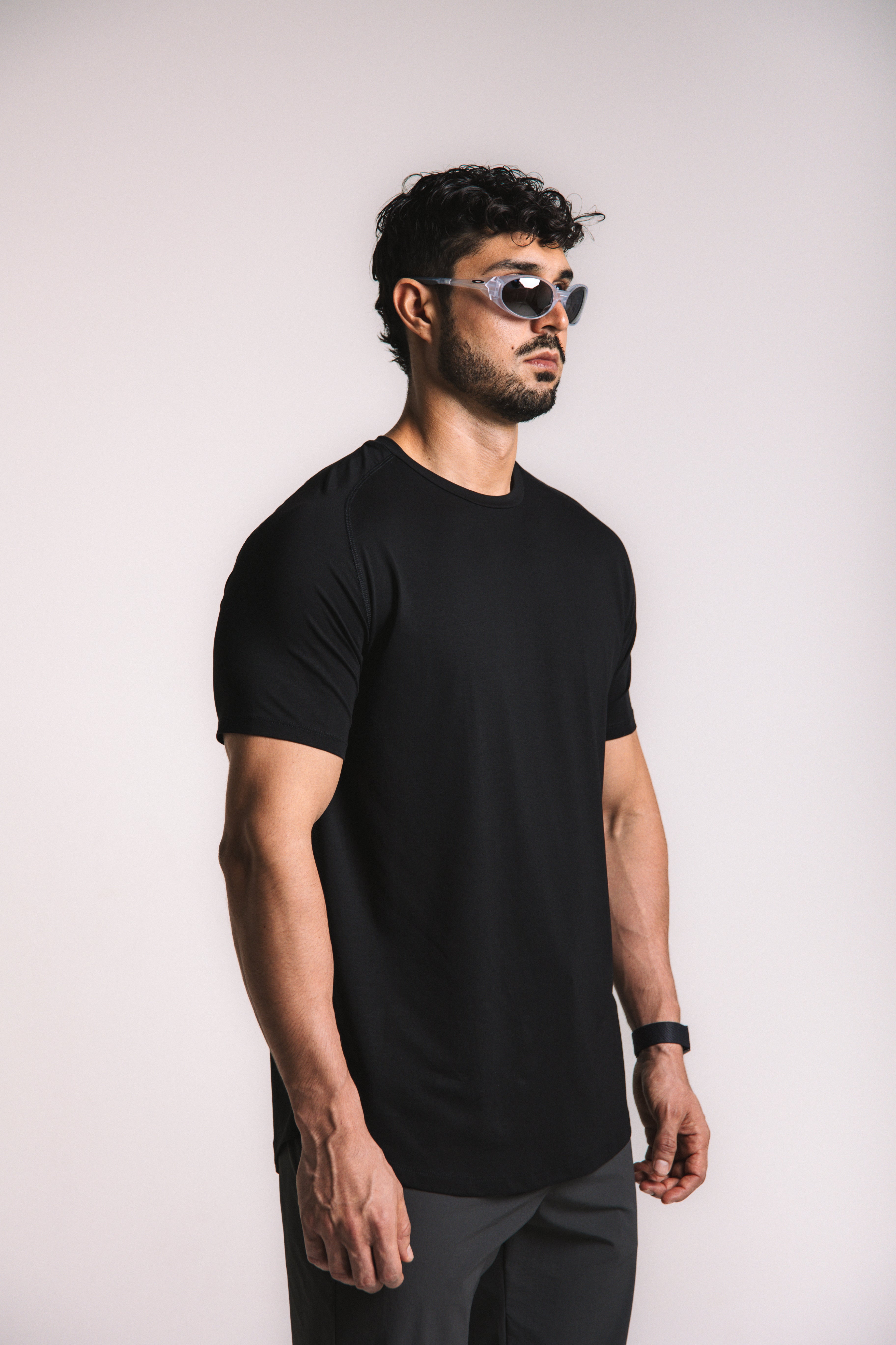 Lyocell Training Tee - Black