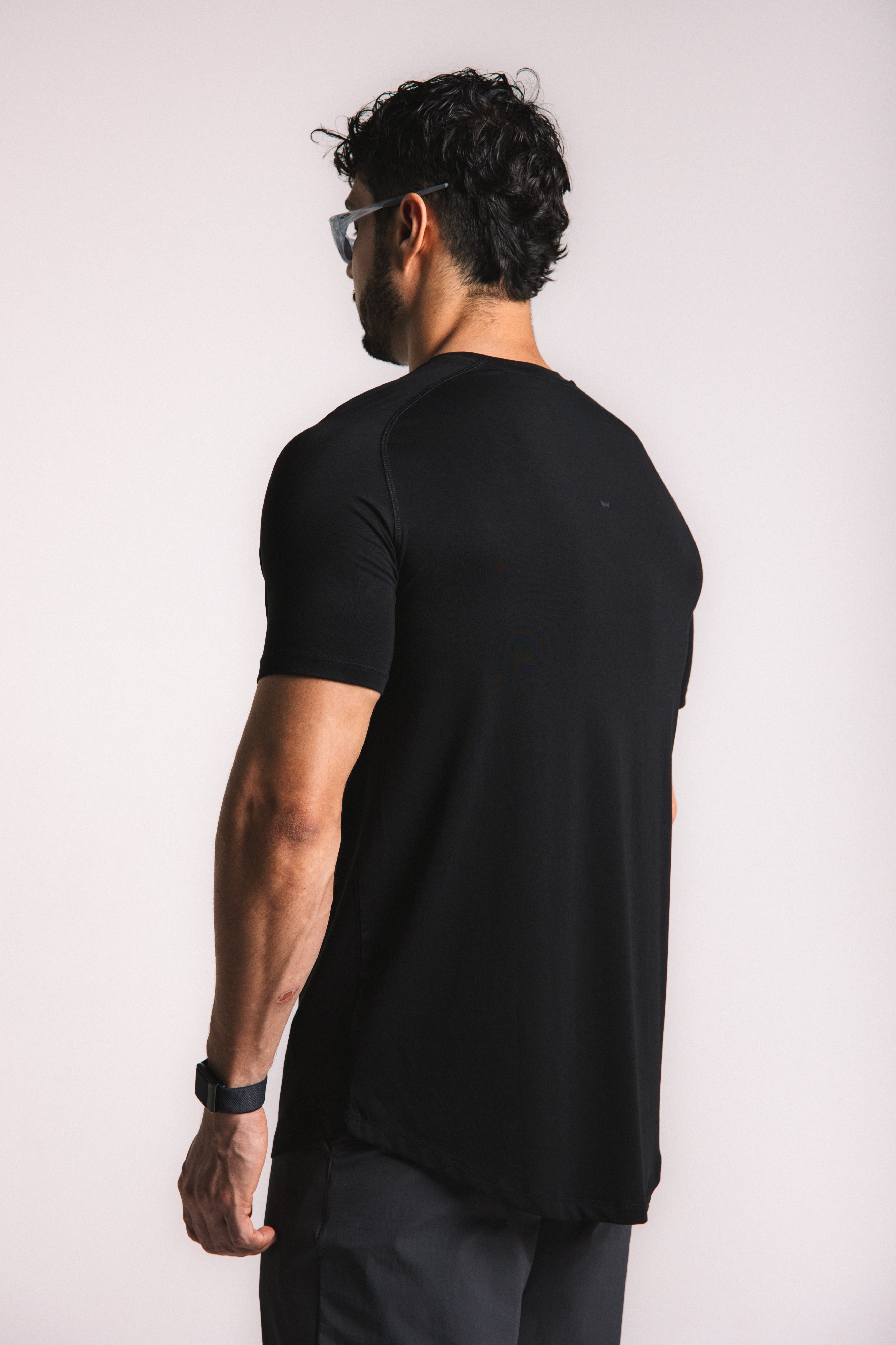 Lyocell Training Tee - Black