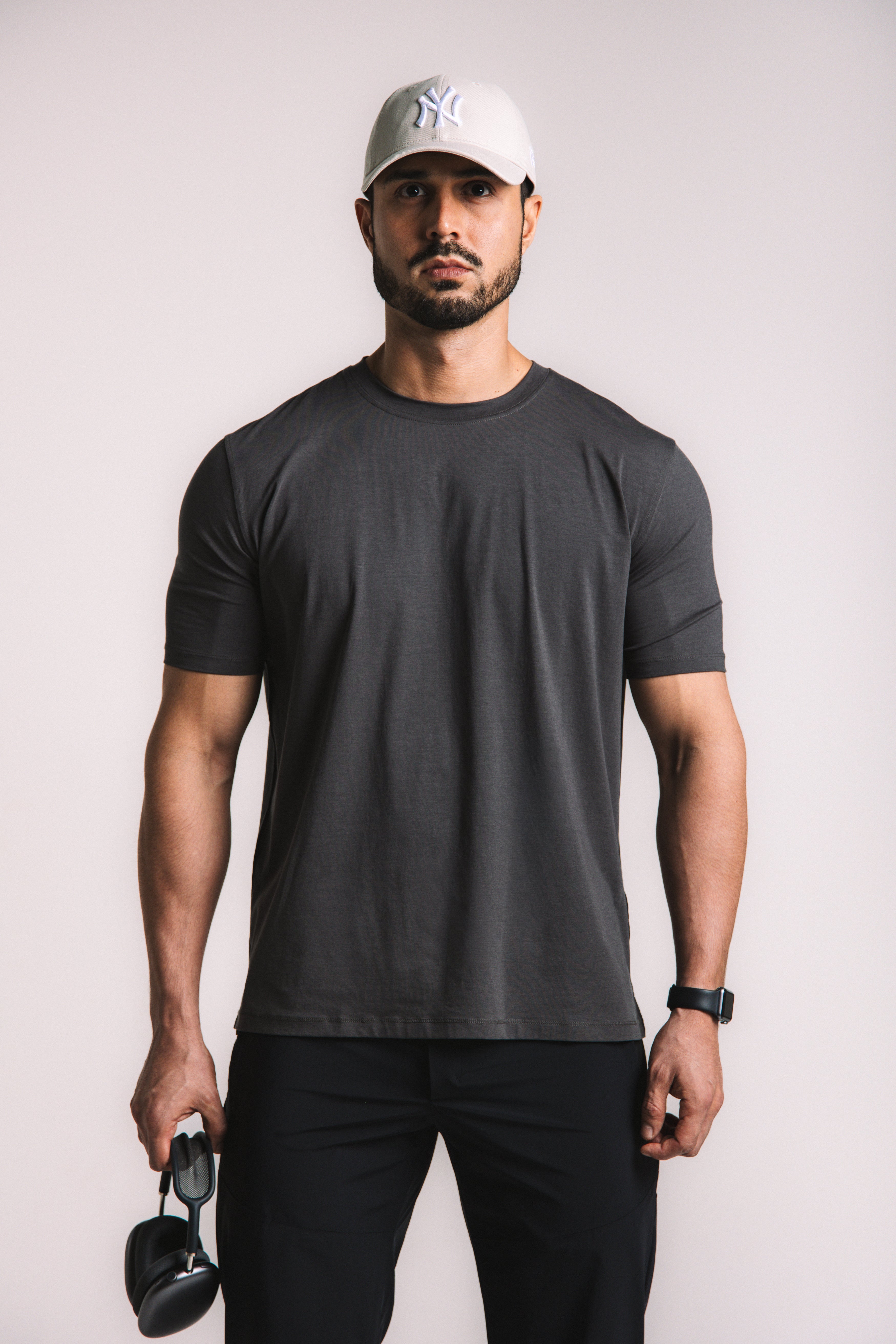 Lyocell Essential Tee - Dark Gray