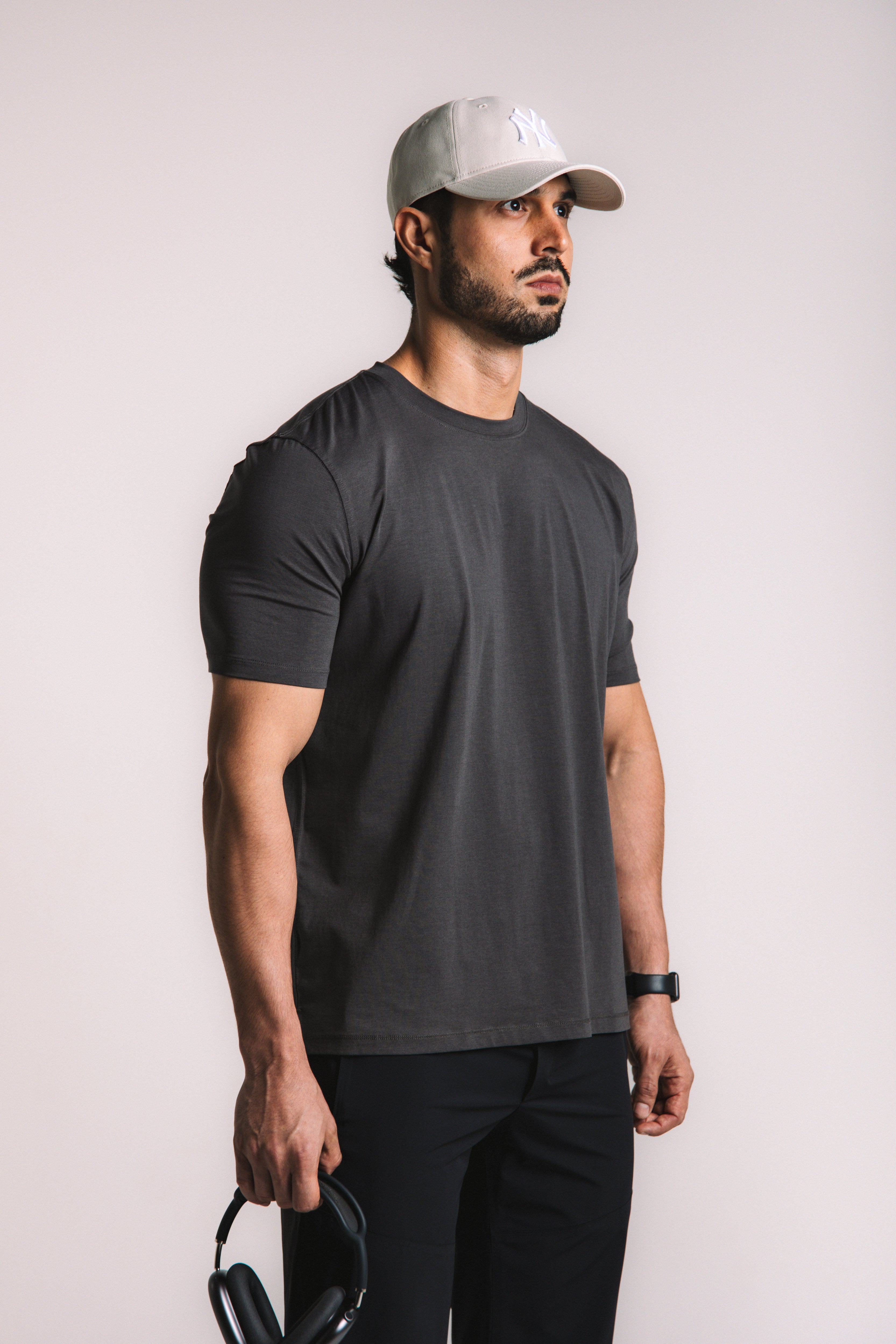 Lyocell Essential Tee - Dark Gray