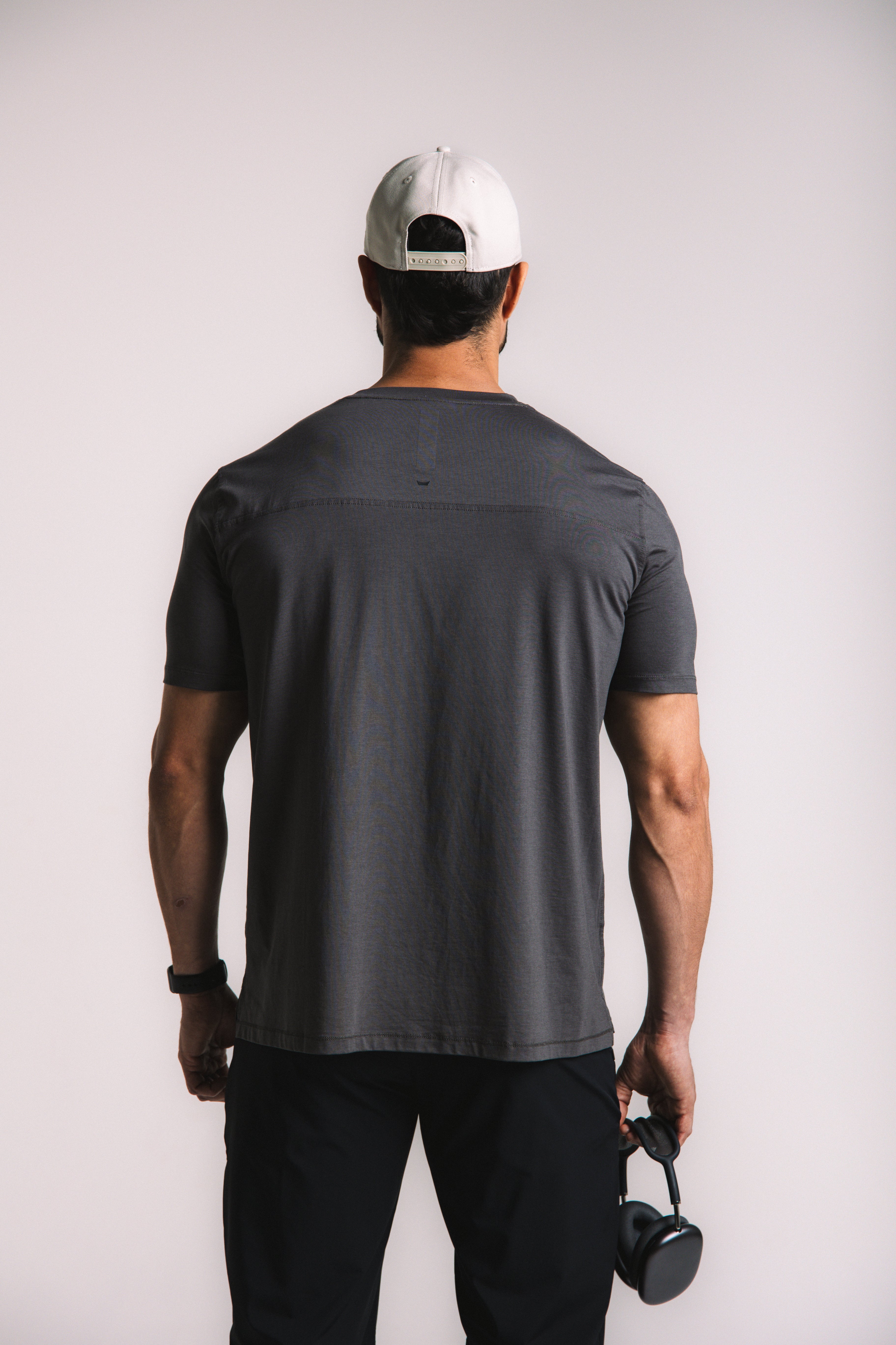 Lyocell Essential Tee - Dark Gray
