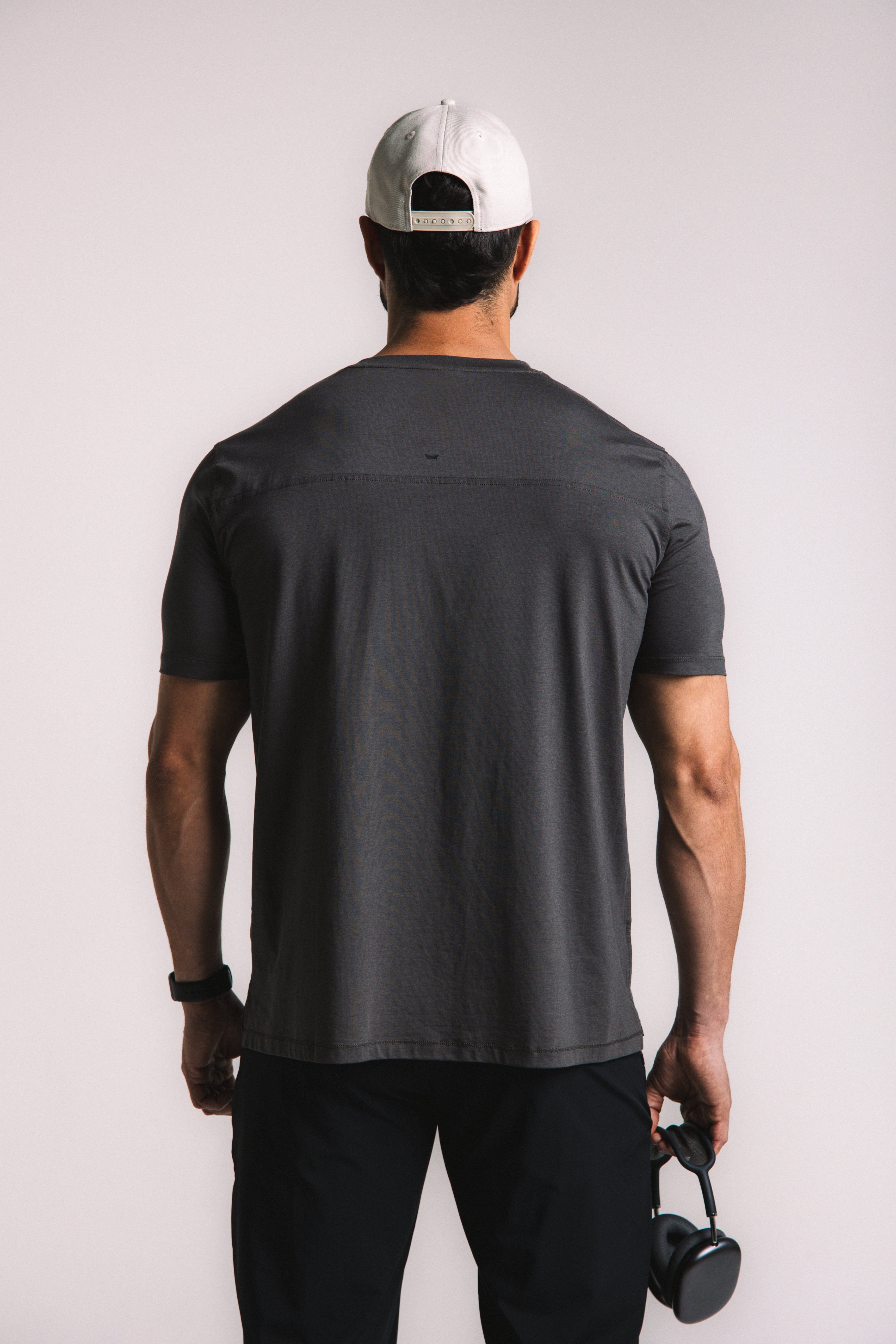 Lyocell Essential Tee - Dark Gray