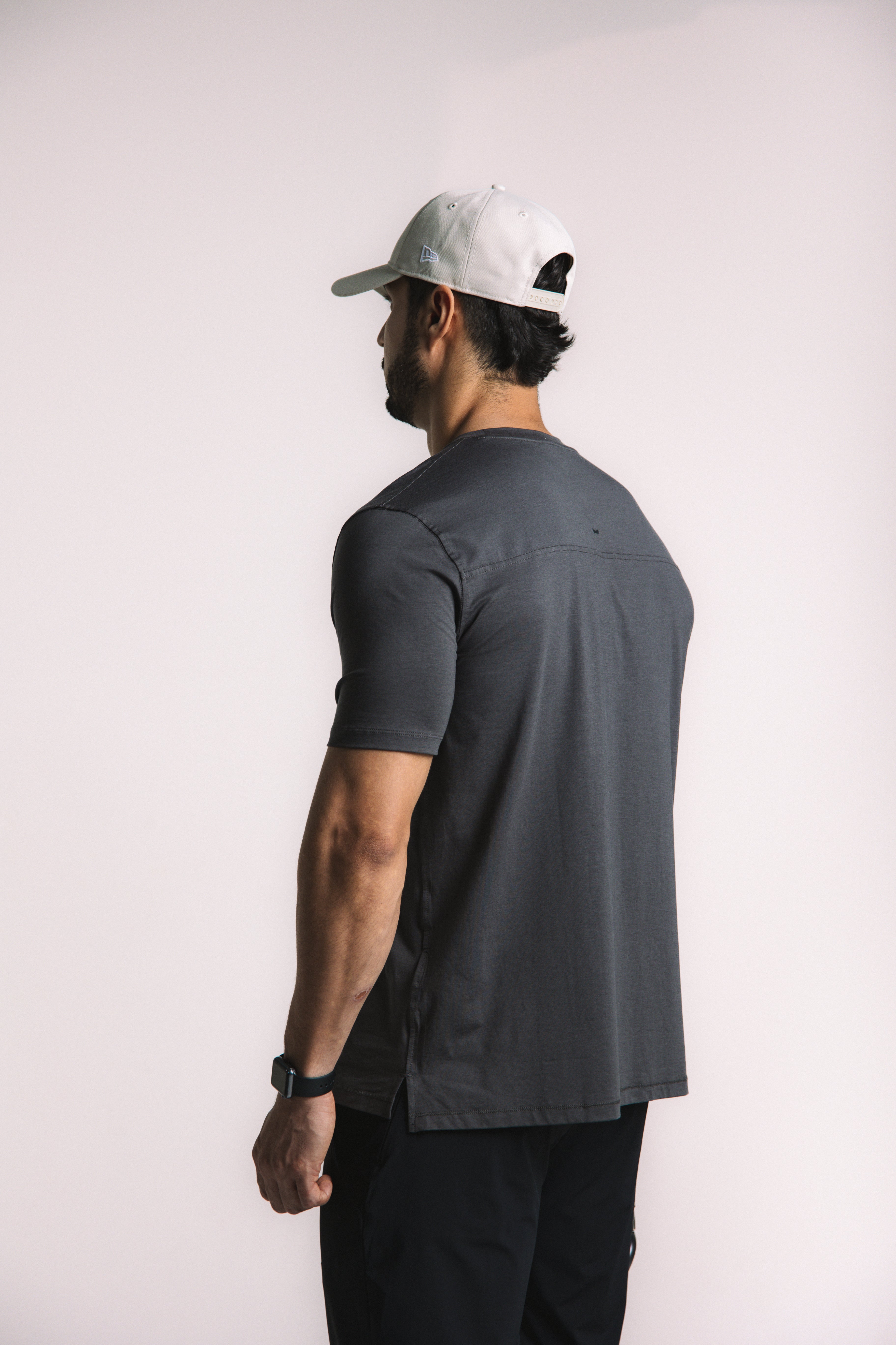 Lyocell Essential Tee - Dark Gray