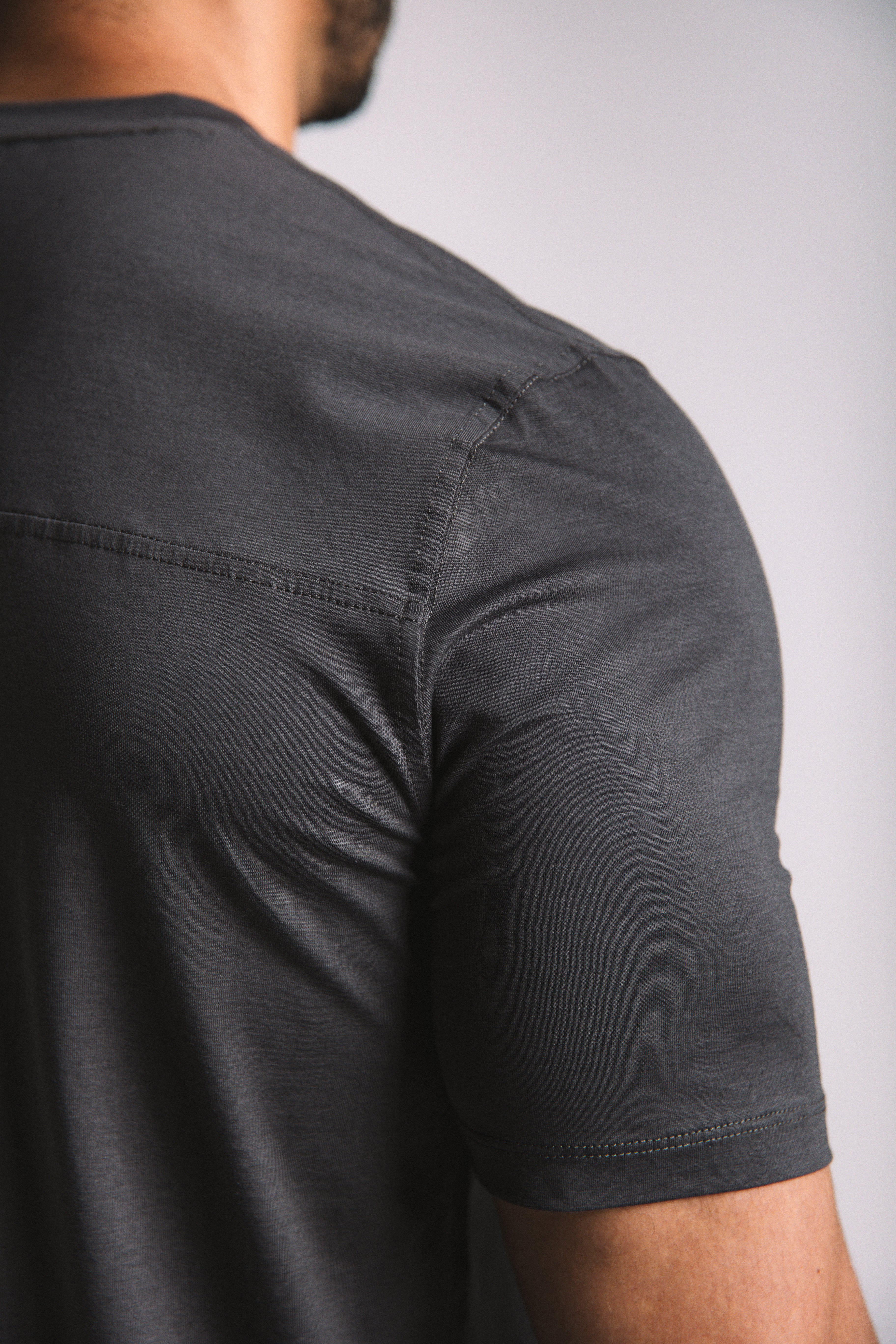 Lyocell Essential Tee - Dark Gray