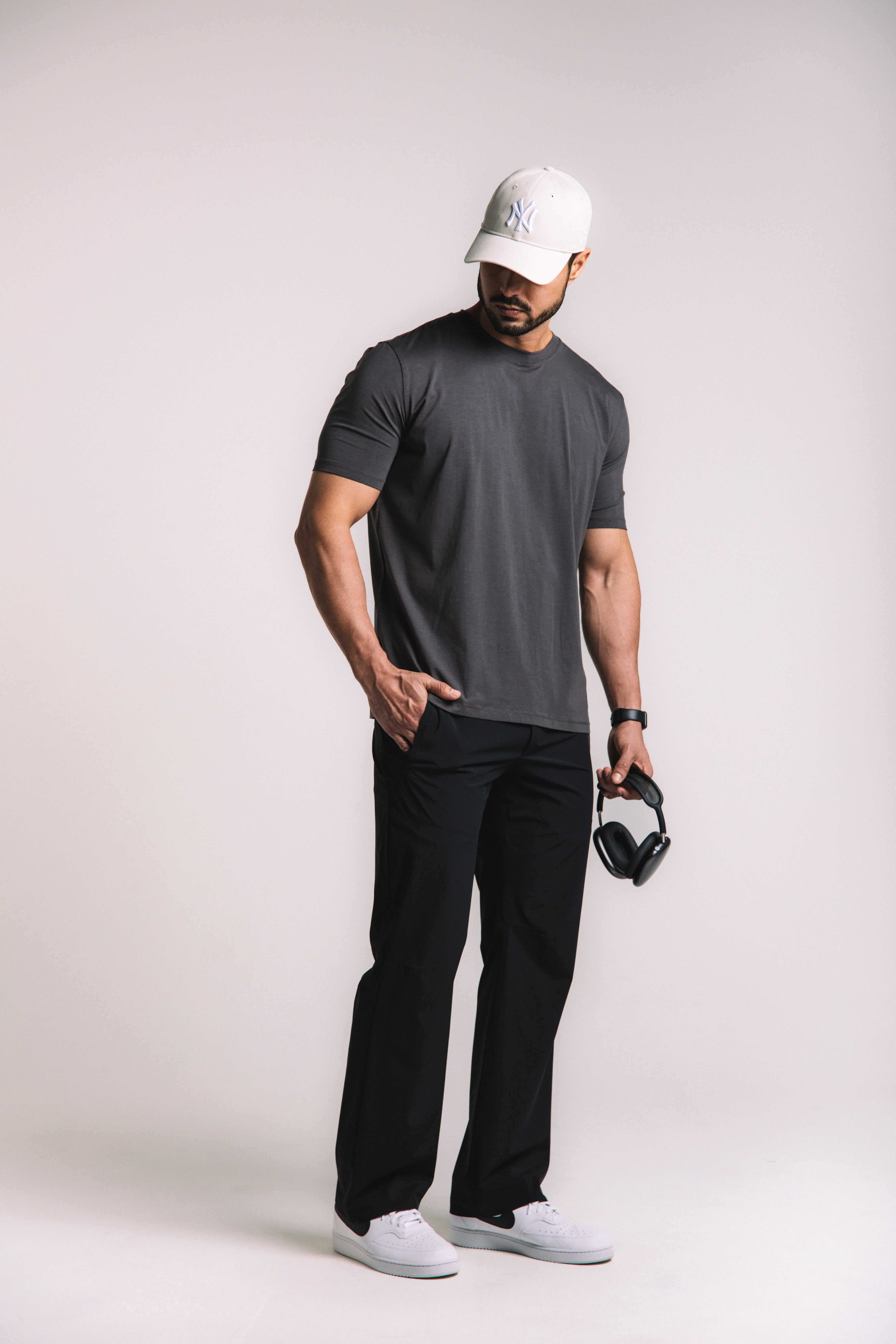 Lyocell Essential Tee - Dark Gray