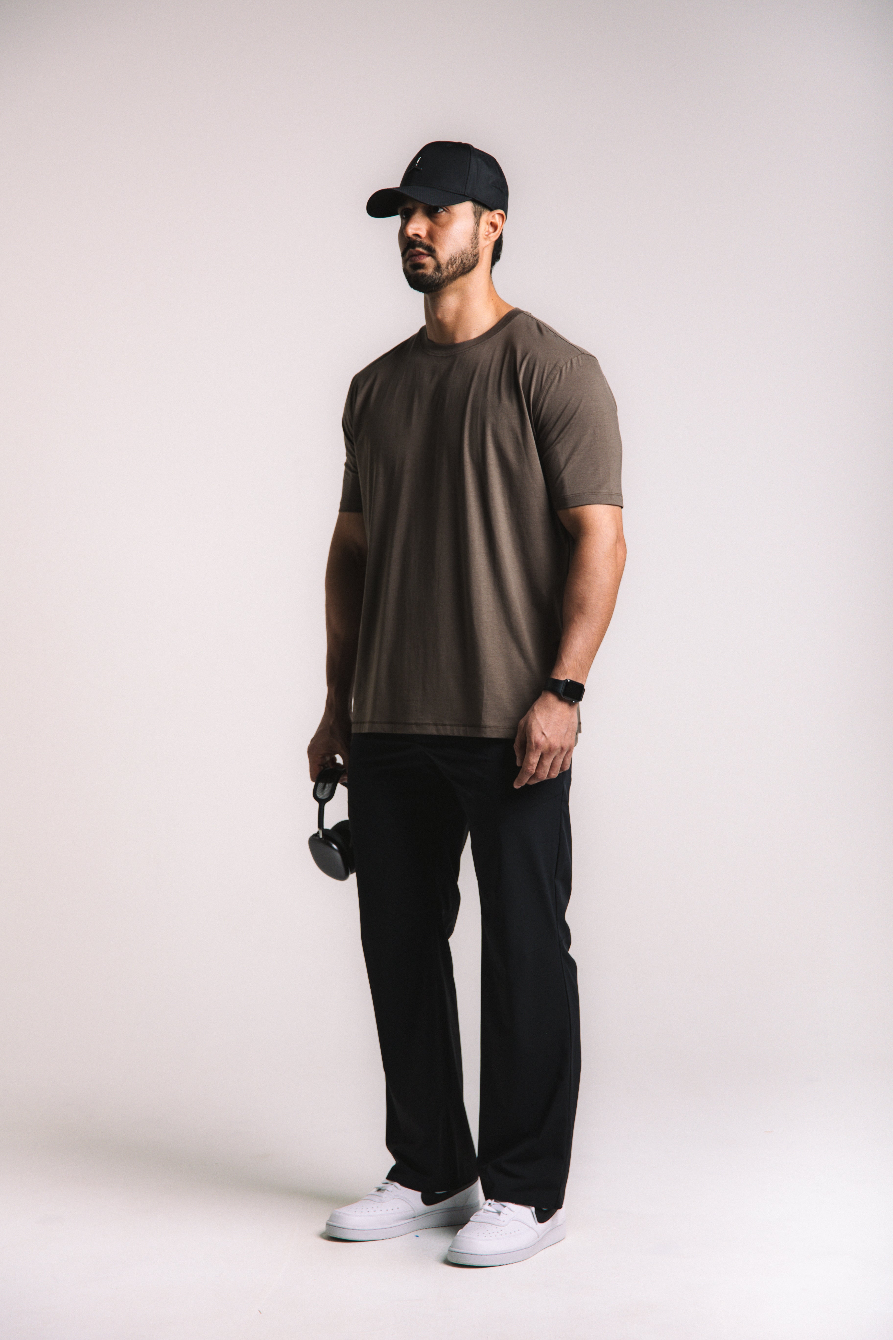 Lyocell Essential Tee - Brown