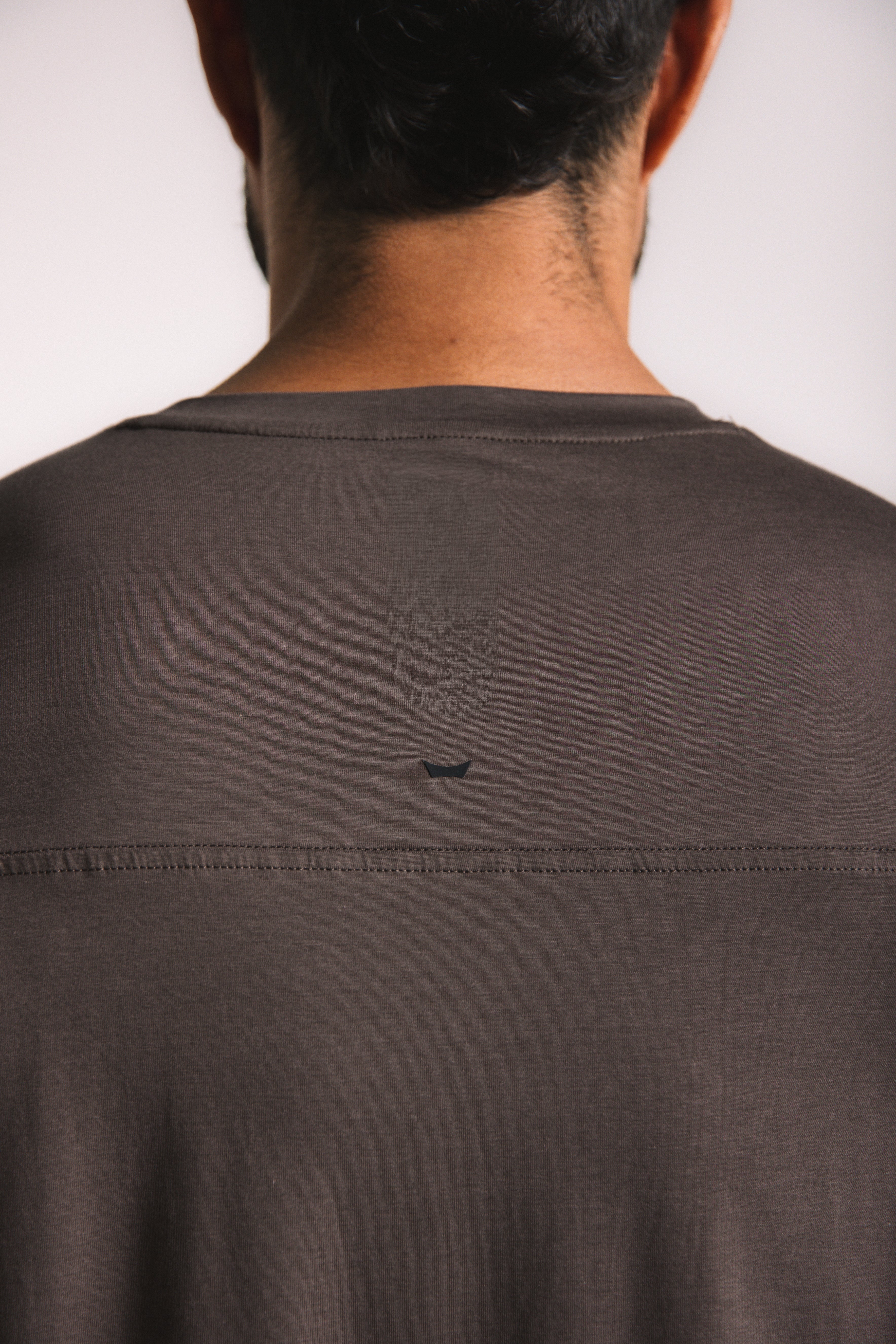 Lyocell Essential Tee - Brown