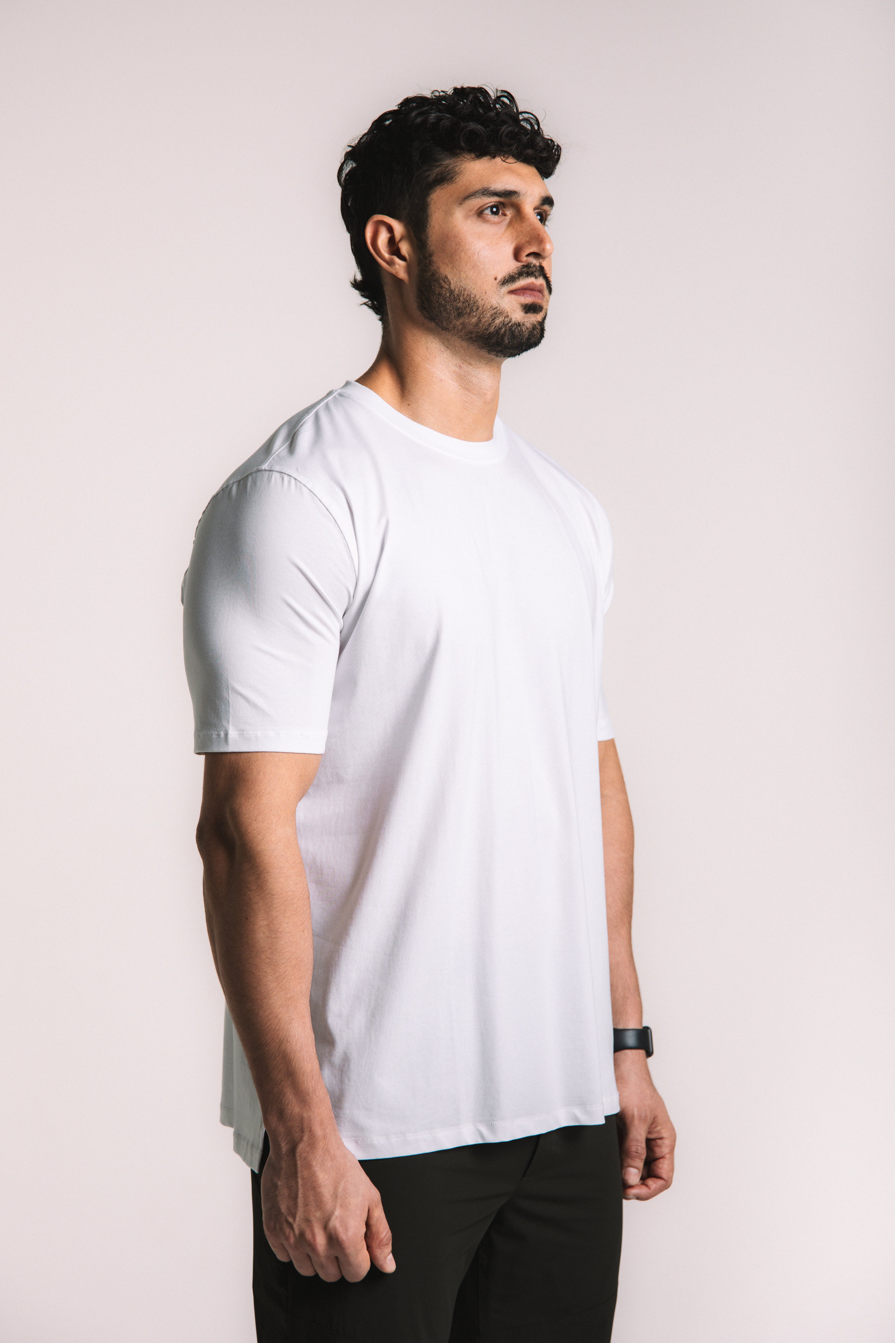 Lyocell Essential Tee - White