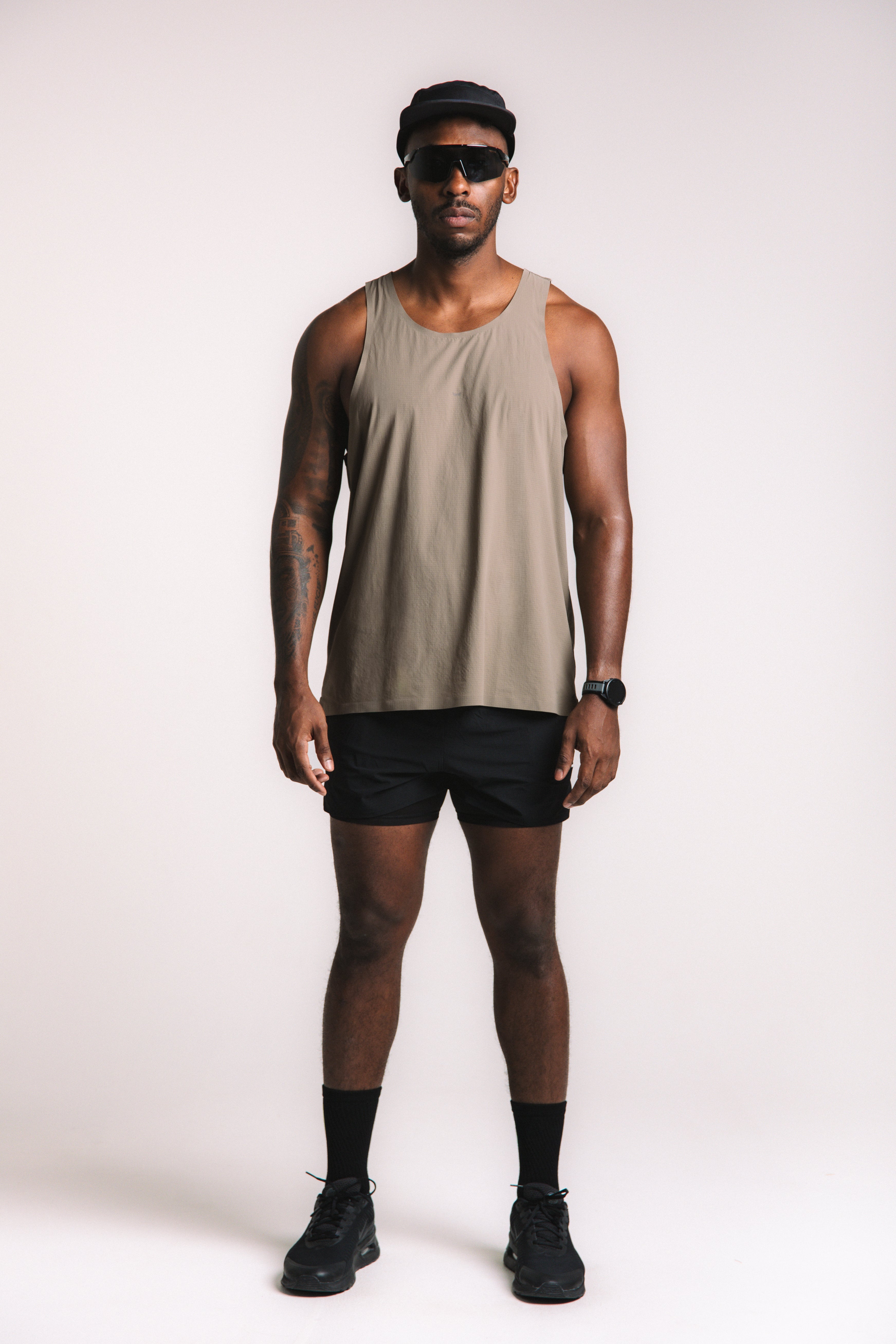 Dryal Technical Singlet - Olive Green