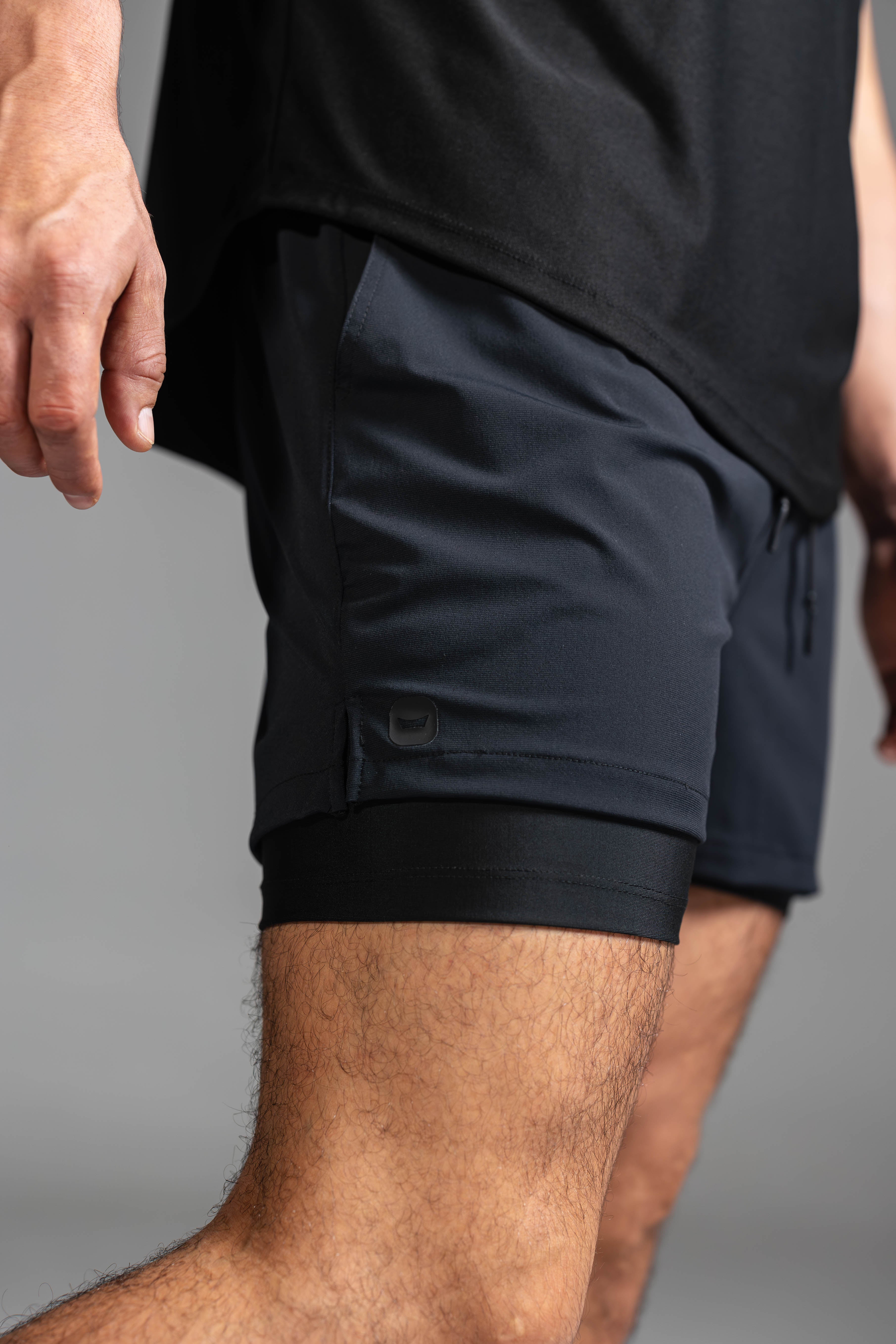 Motion-Flex Shorts V1 - Black