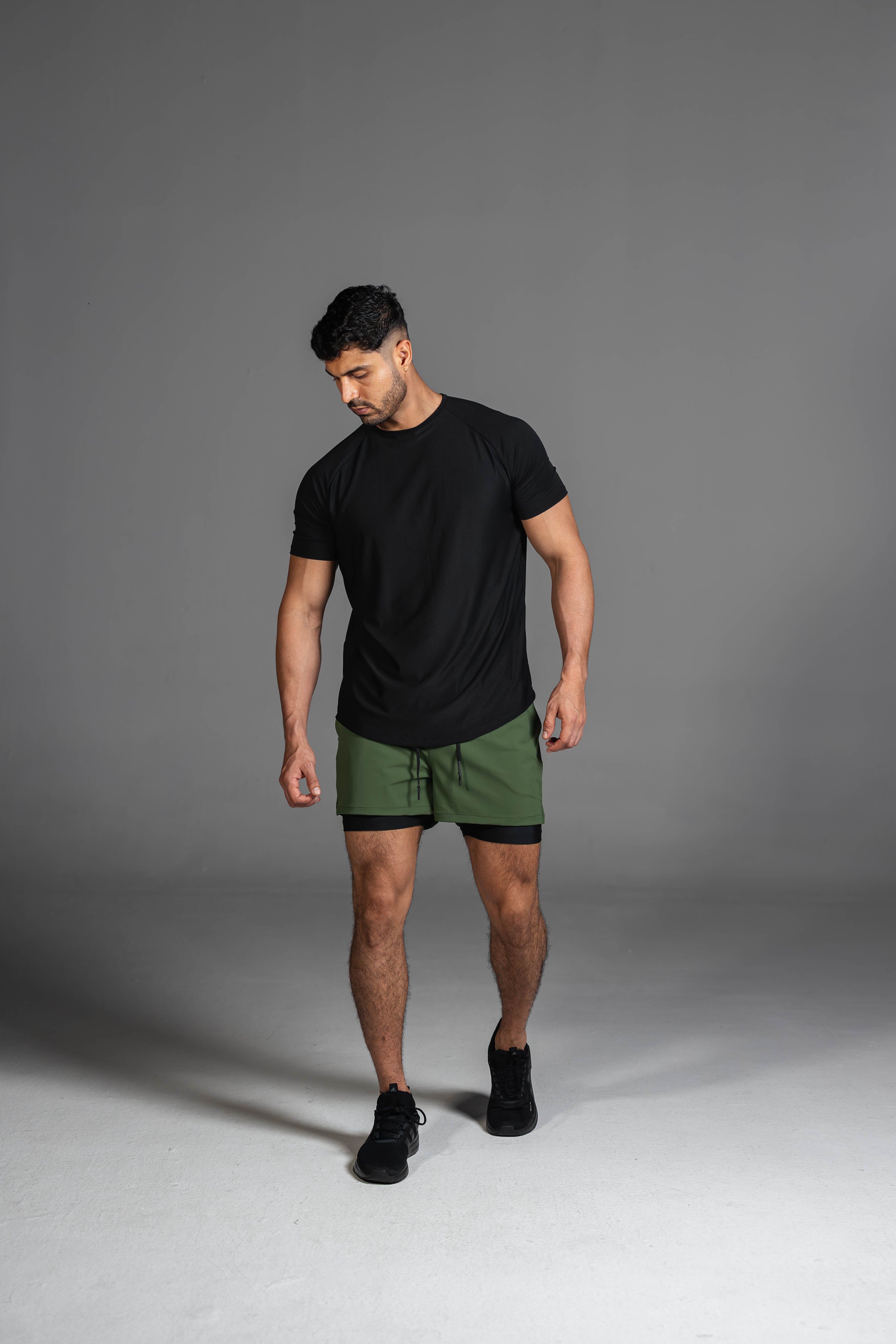 Motion-Flex Shorts V1 - Army Green