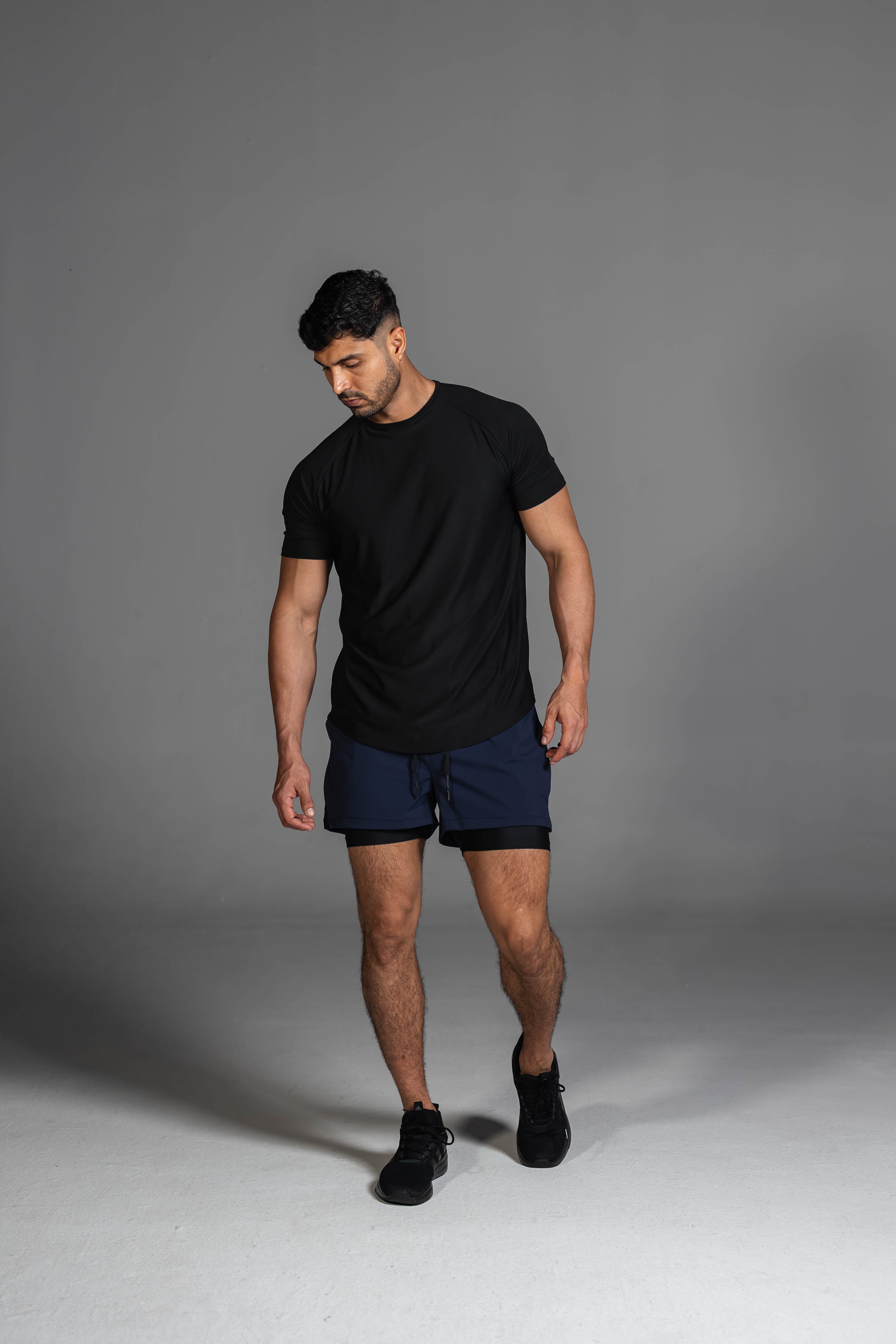 Motion-Flex Shorts V1 - Navy Blue