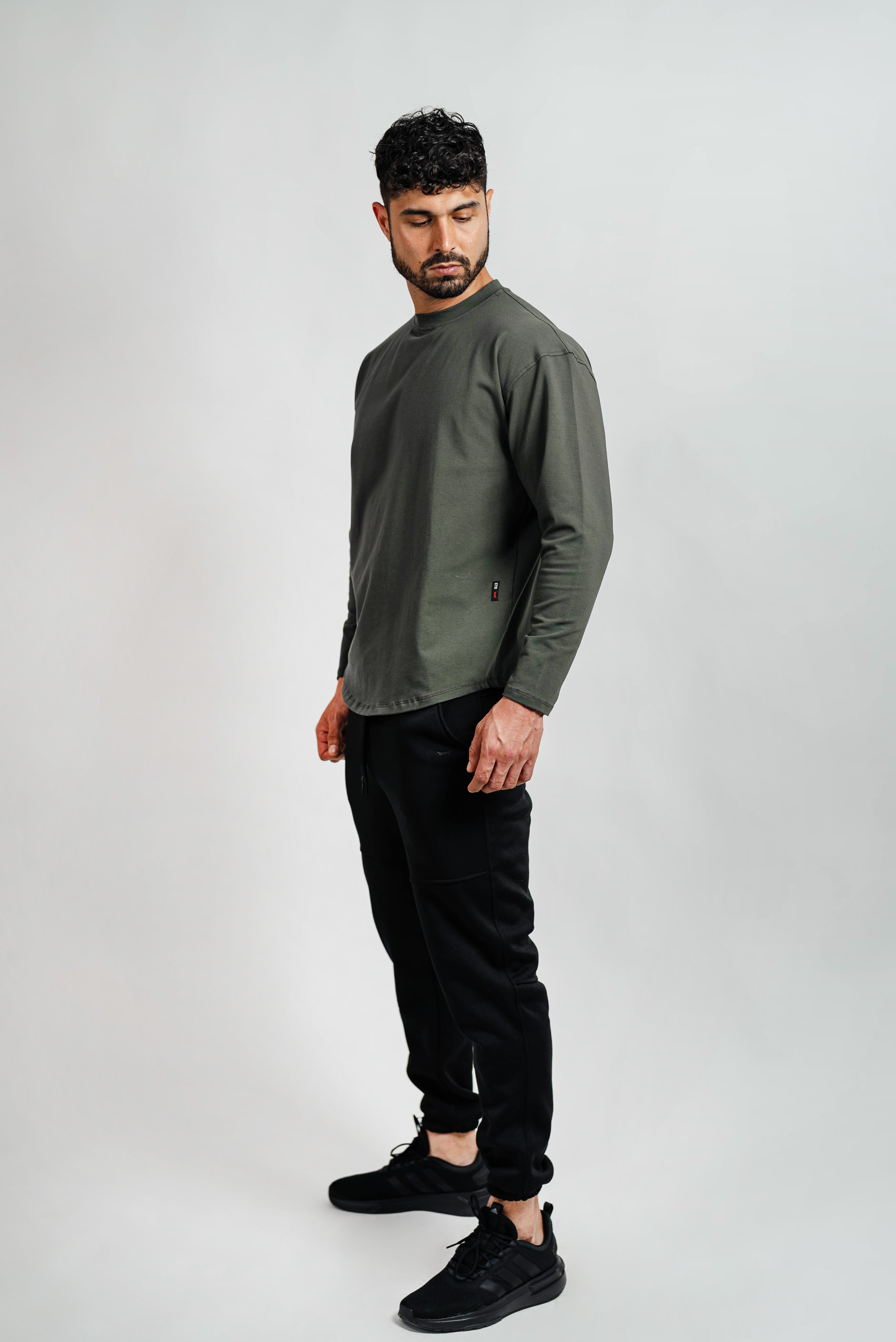 Heavy Long Sleeve 270 GSM - Army Green