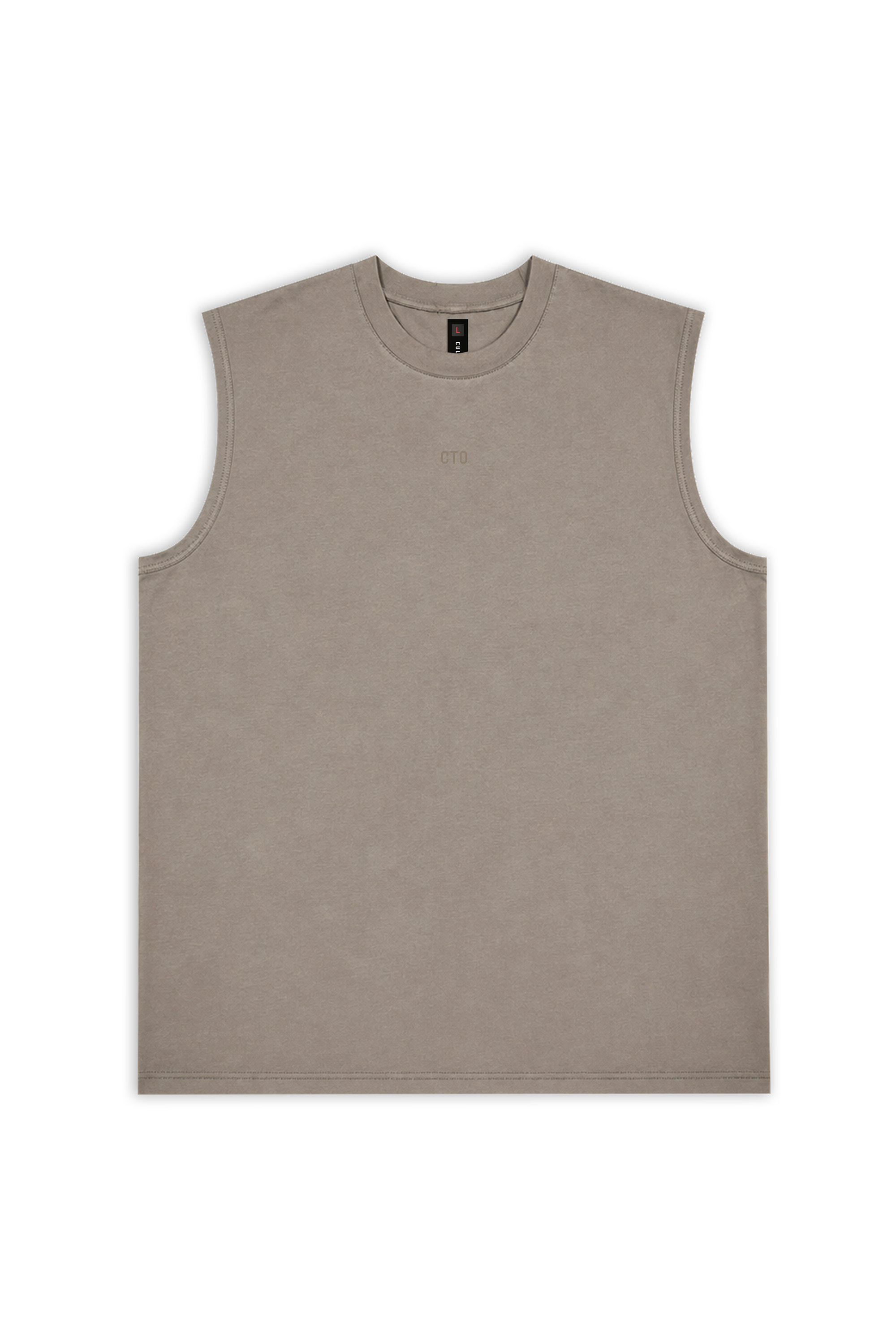 Lyocell Essential Tank V1 - Taupe