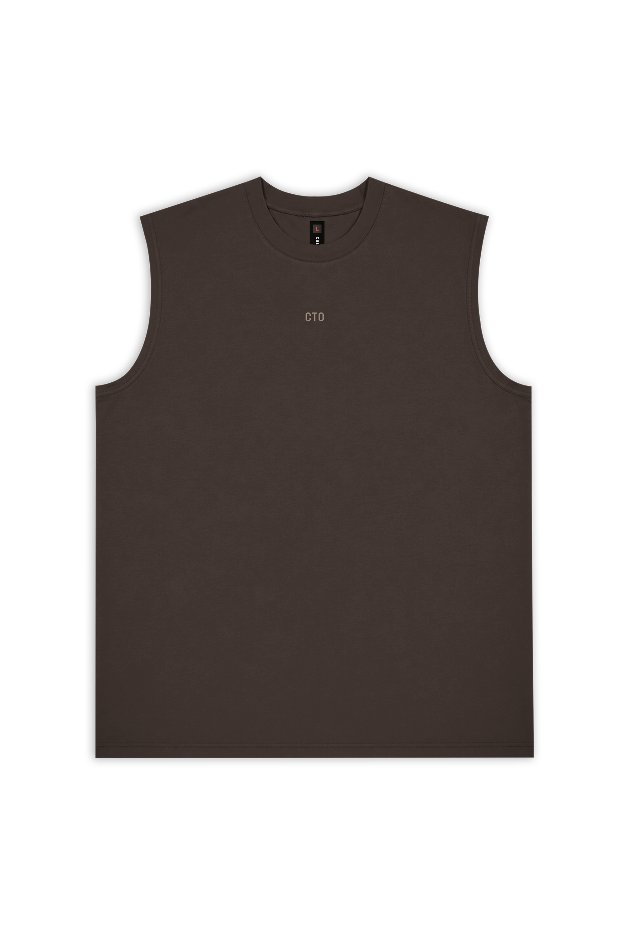Lyocell Essential Tank V1 - Brown