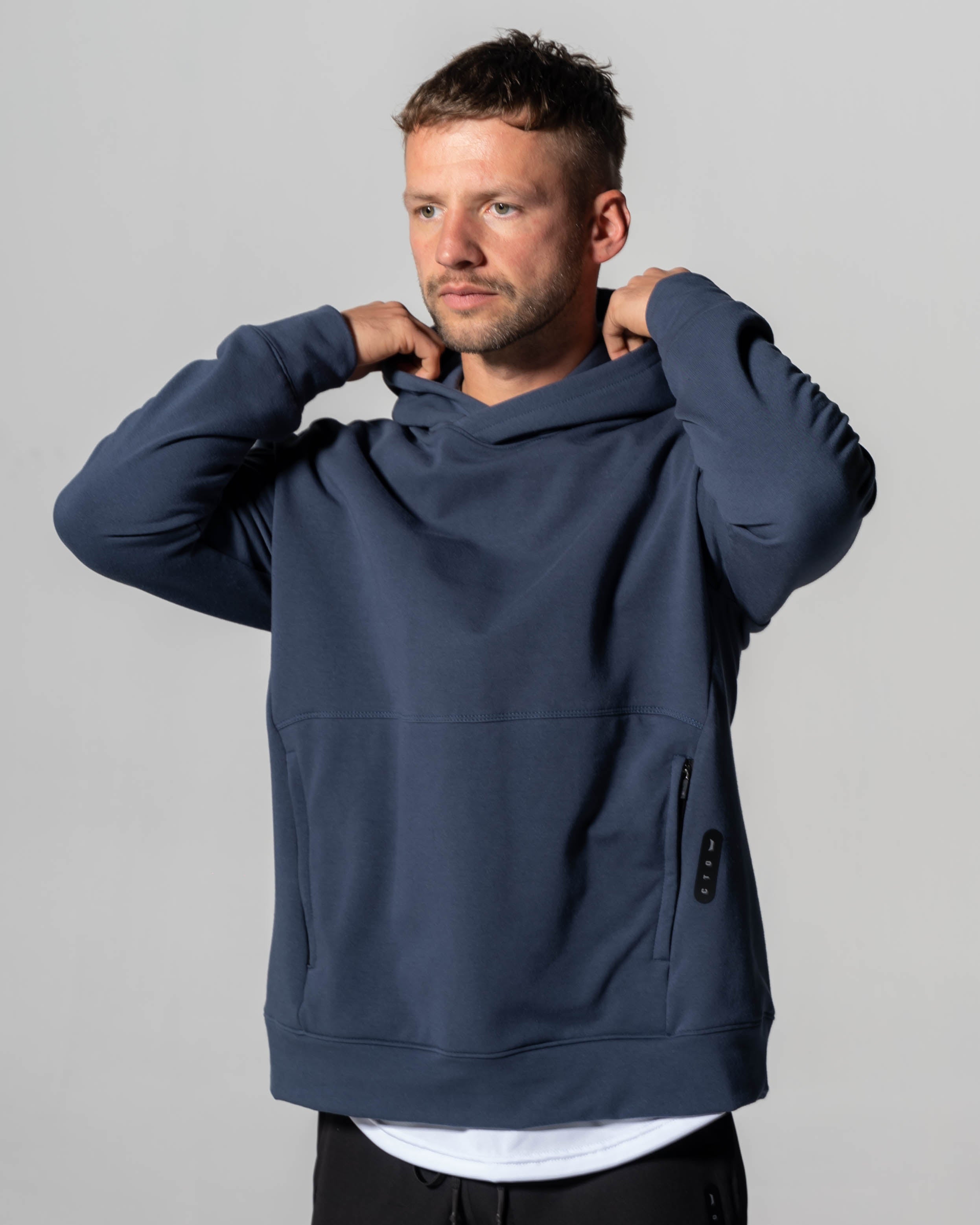 Pump Cover Hoodie - Blue Shadow