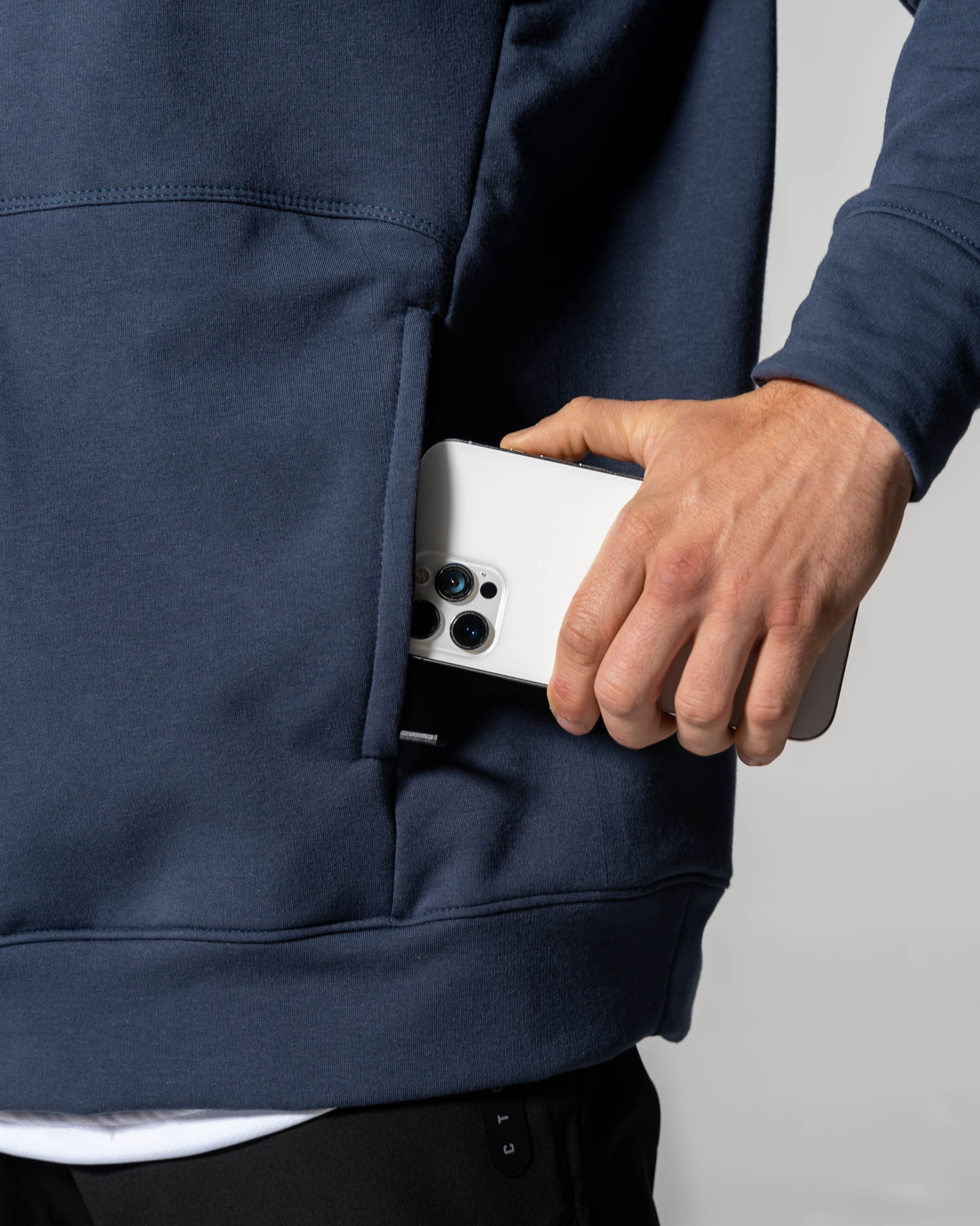 Pump Cover Hoodie - Blue Shadow